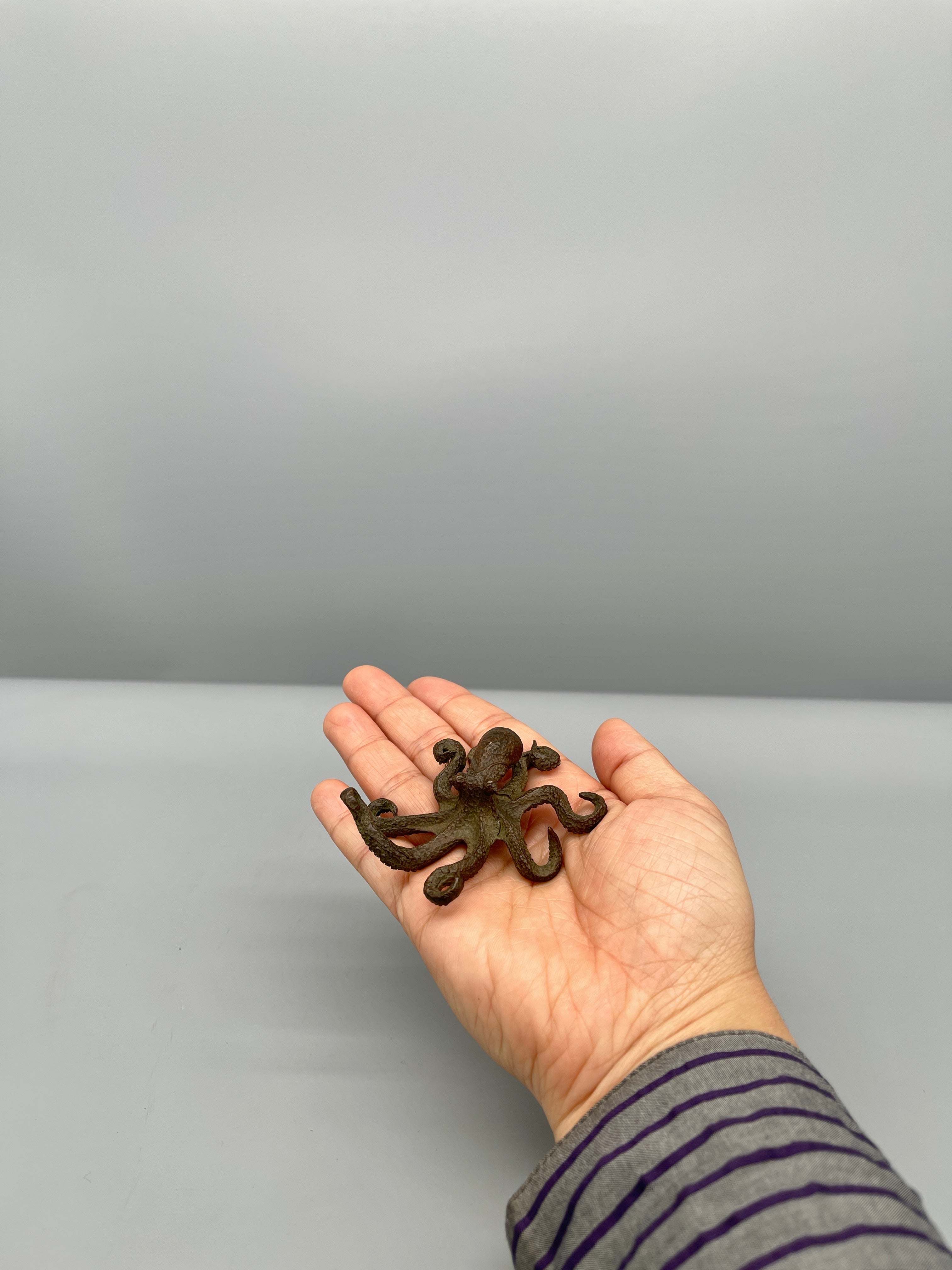 Miniature Chinese Octopus Figurine