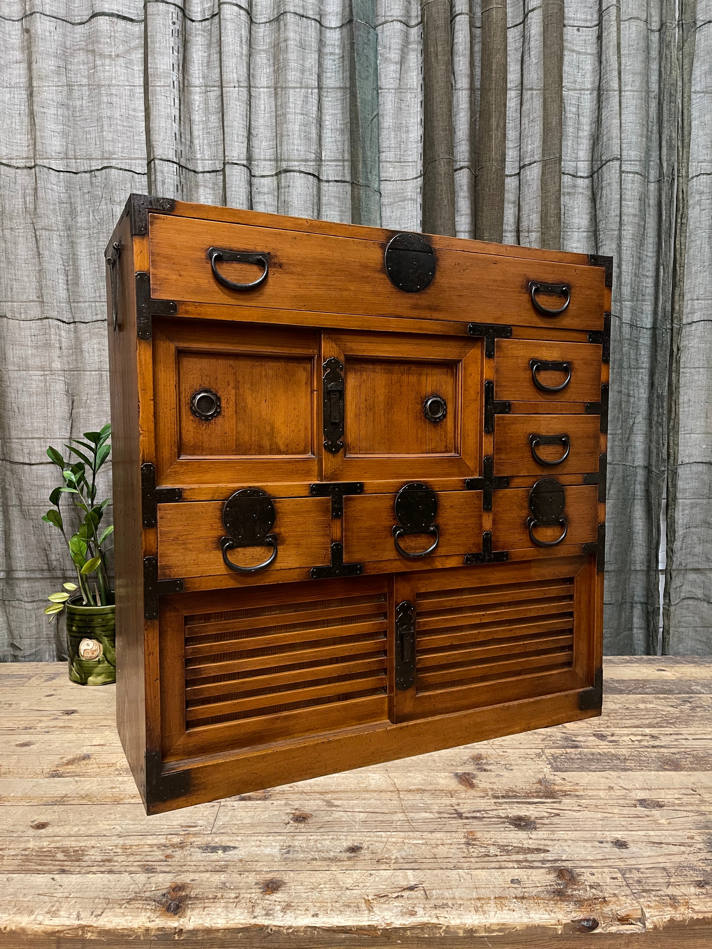 Japanese Choba Dansu, Merchant’s Chest –  Cypress & Cedar | Meiji