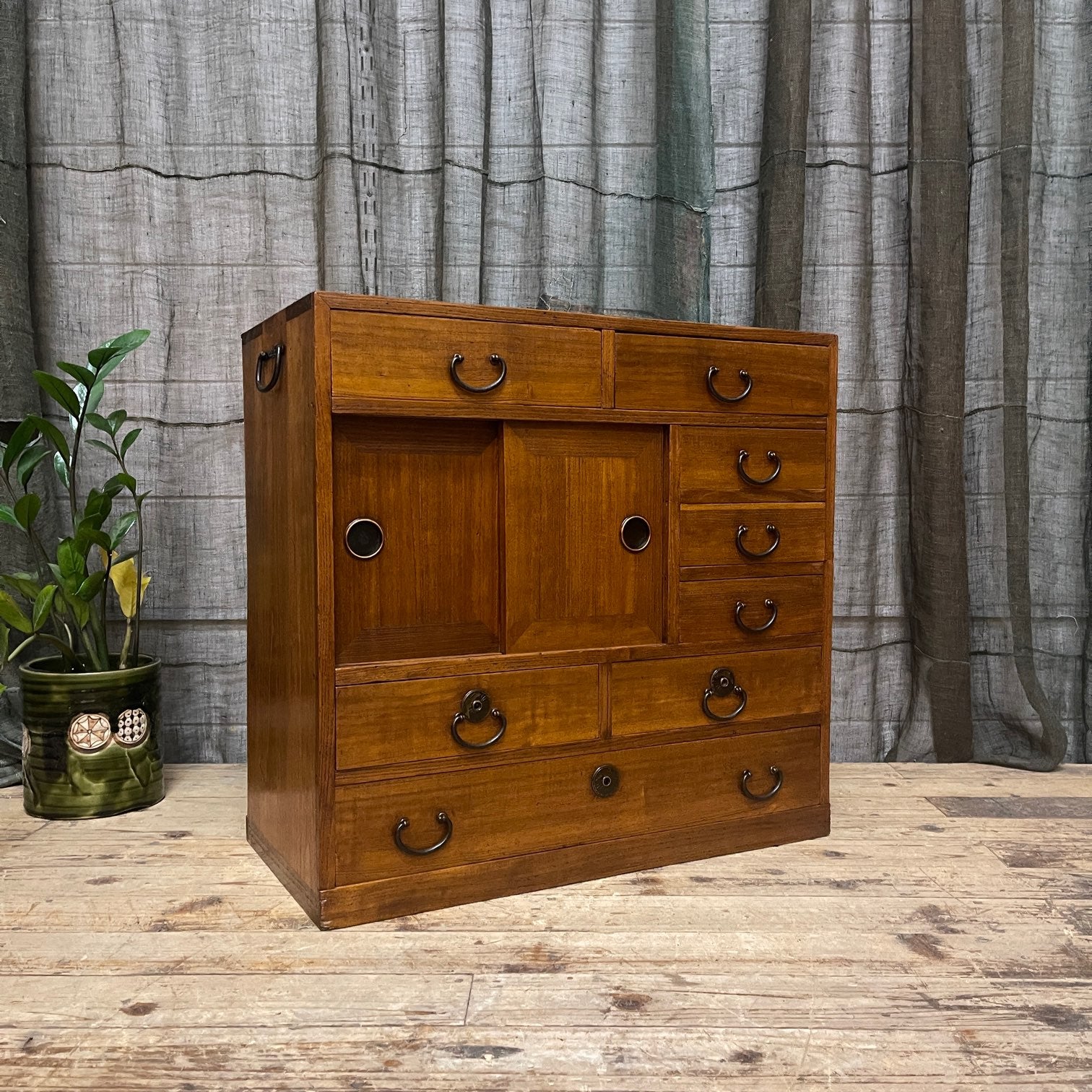 Ko Dansu, Japanese Side Cabinet - Paulownia | Taisho, 1930's