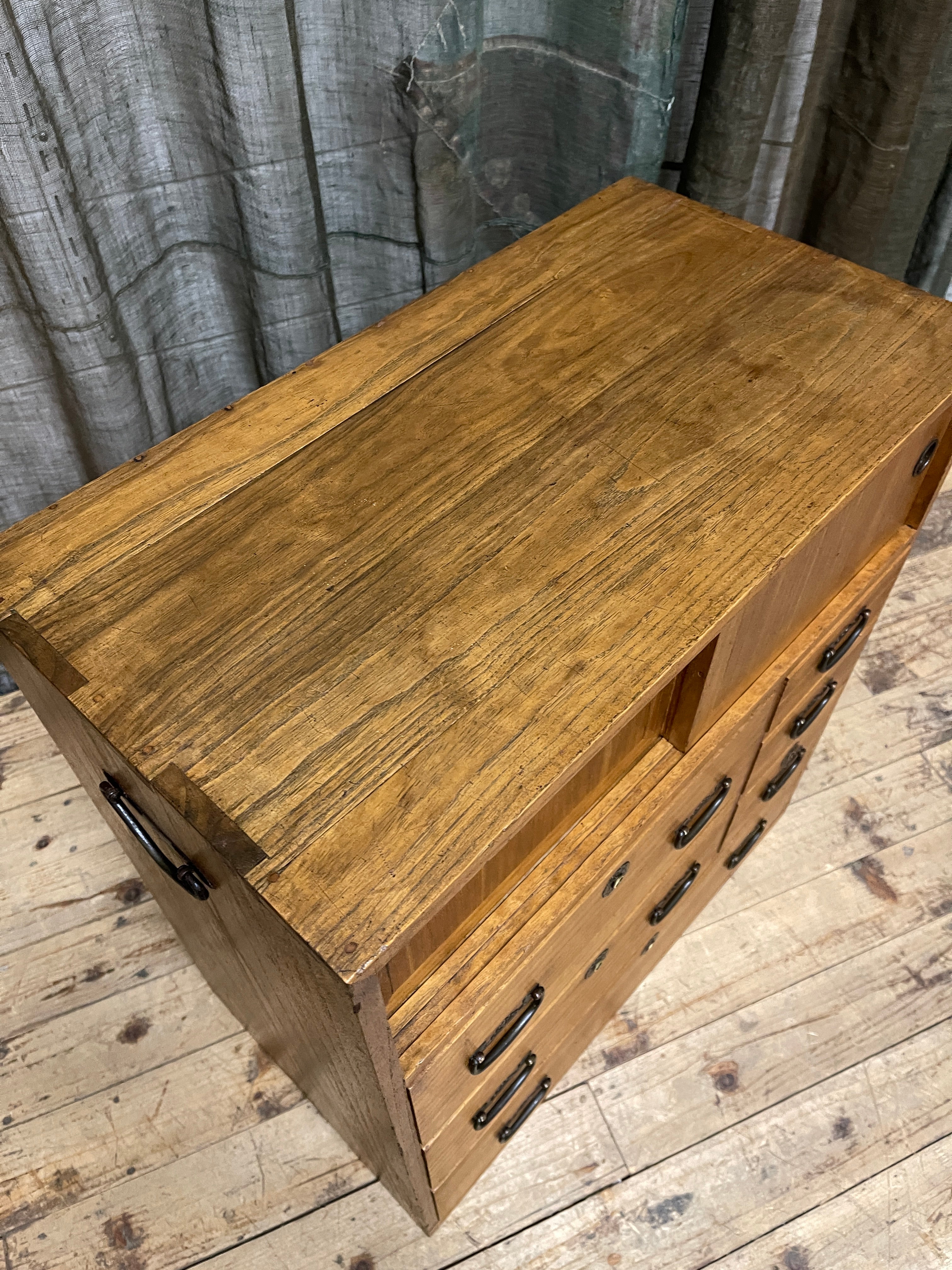 Ko Dansu, Japanese Side Cabinet - Paulownia | 1930's