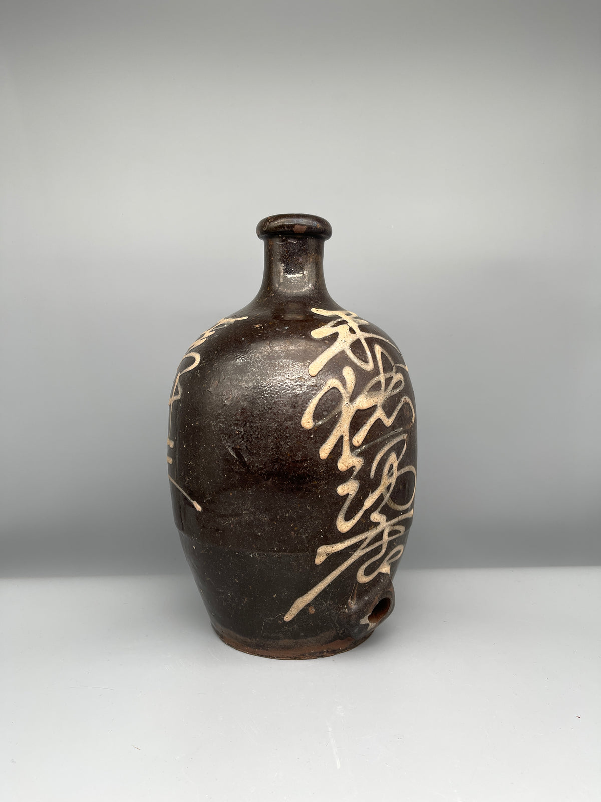 Antique Japanese Sake Container, Kayoi Tokkuri | Taisho
