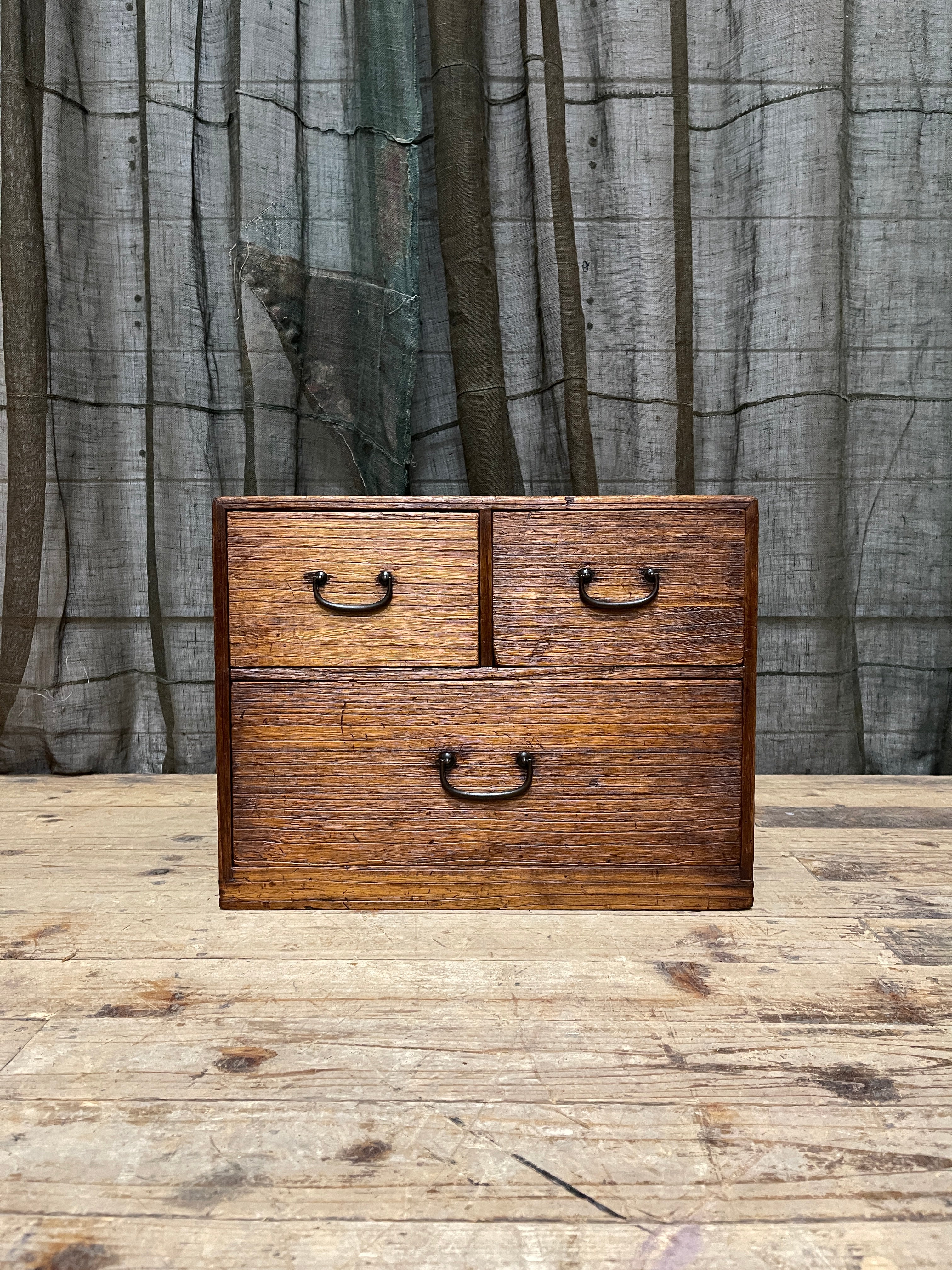 Japanese Three Drawer Chest - Paulownia | Taisho, 1920's