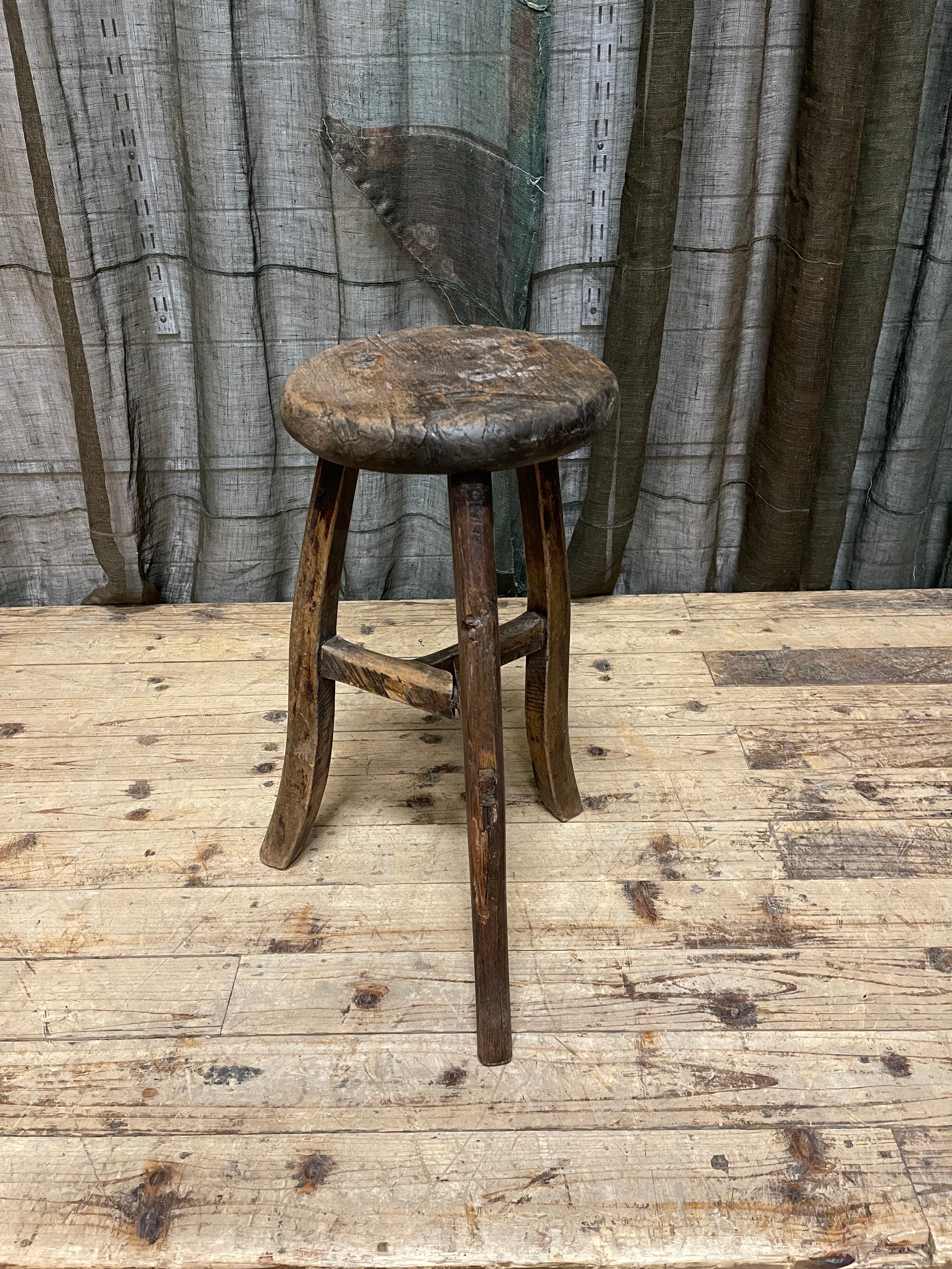 Antique Chinese Provincial Stool