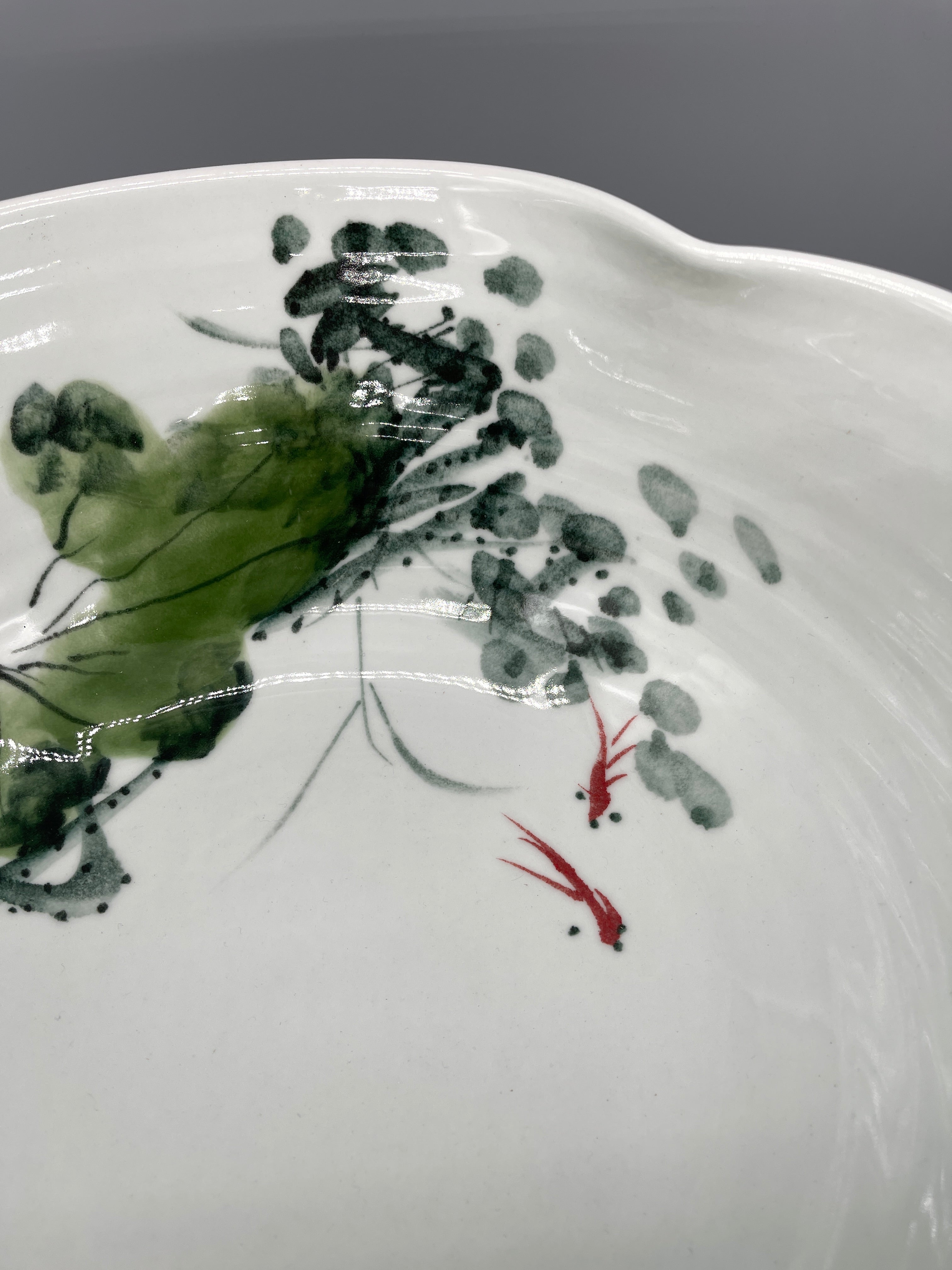 Contemporary Chinese Hand Painted Porcelain Bowl