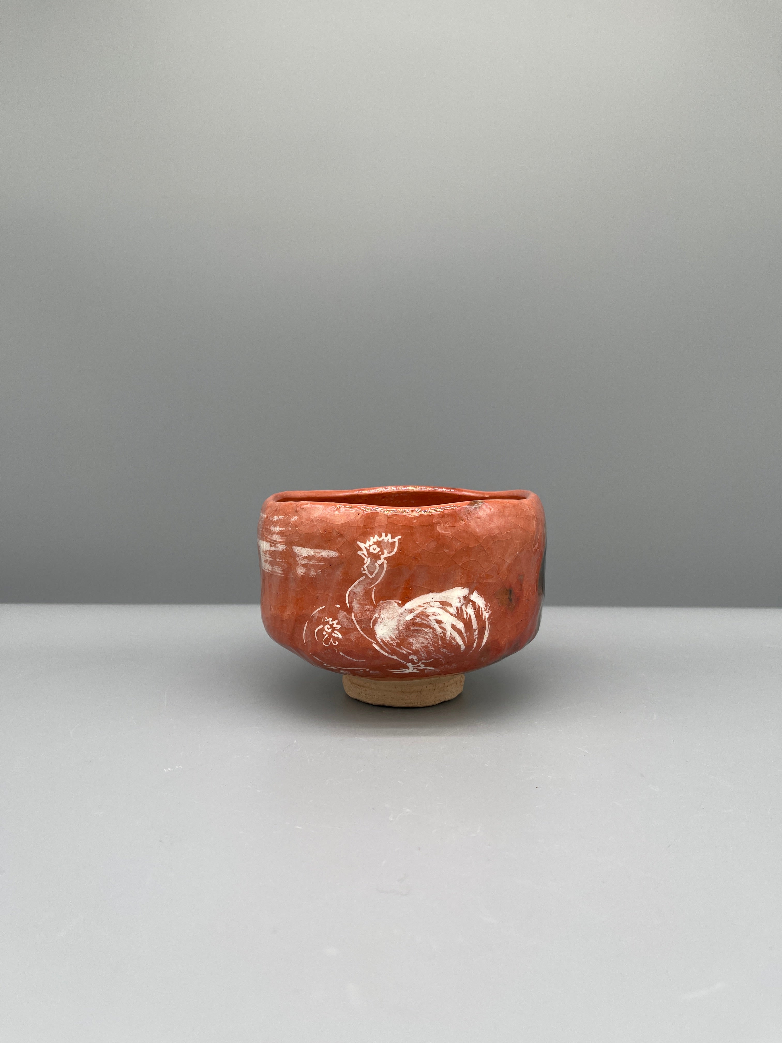 Vintage Japanese Hagi Ware Matcha Bowl, Chawan - By Watanabe Eisen