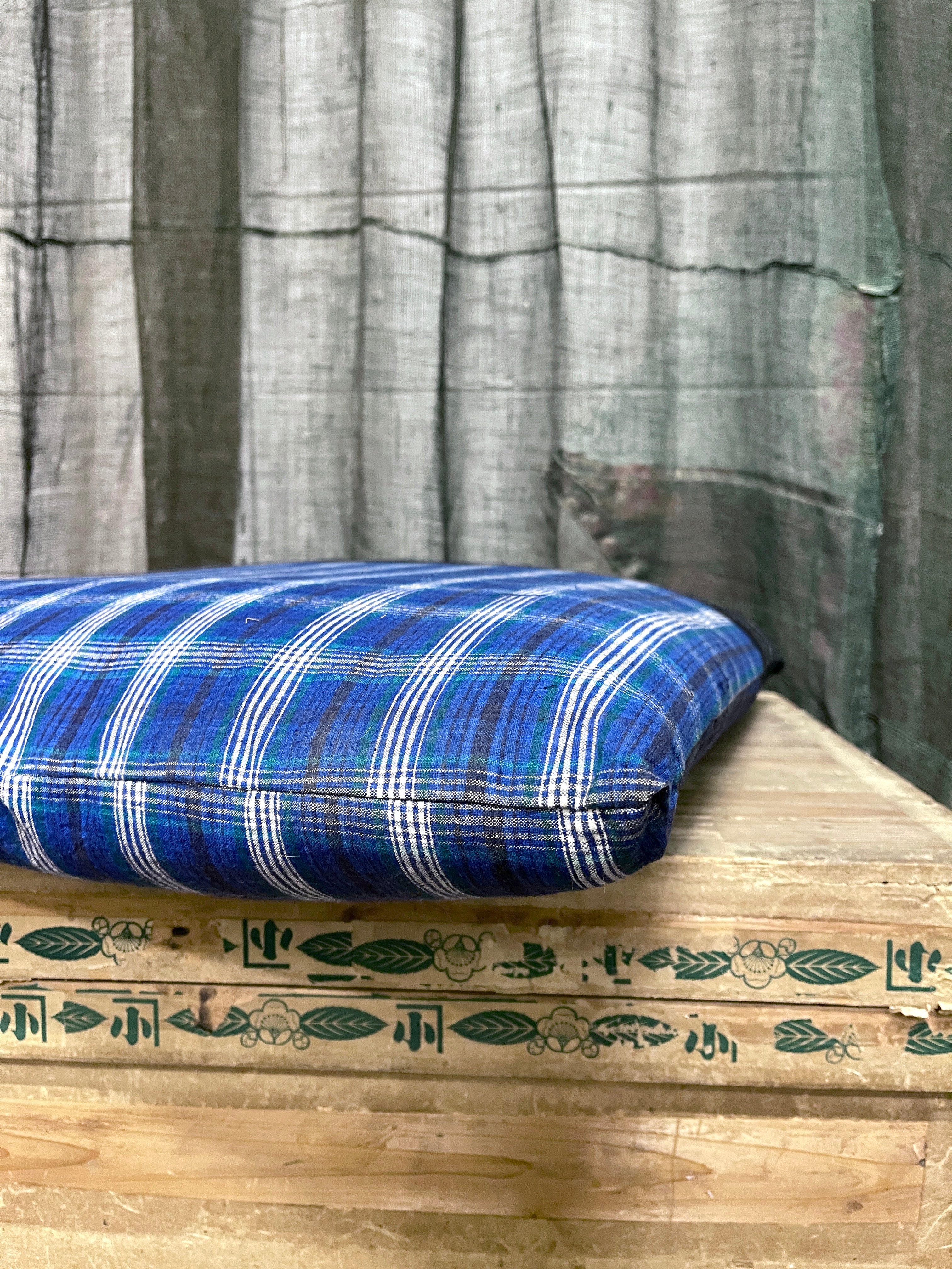 Japanese Floor Cushions Covered with Cotton Fabric