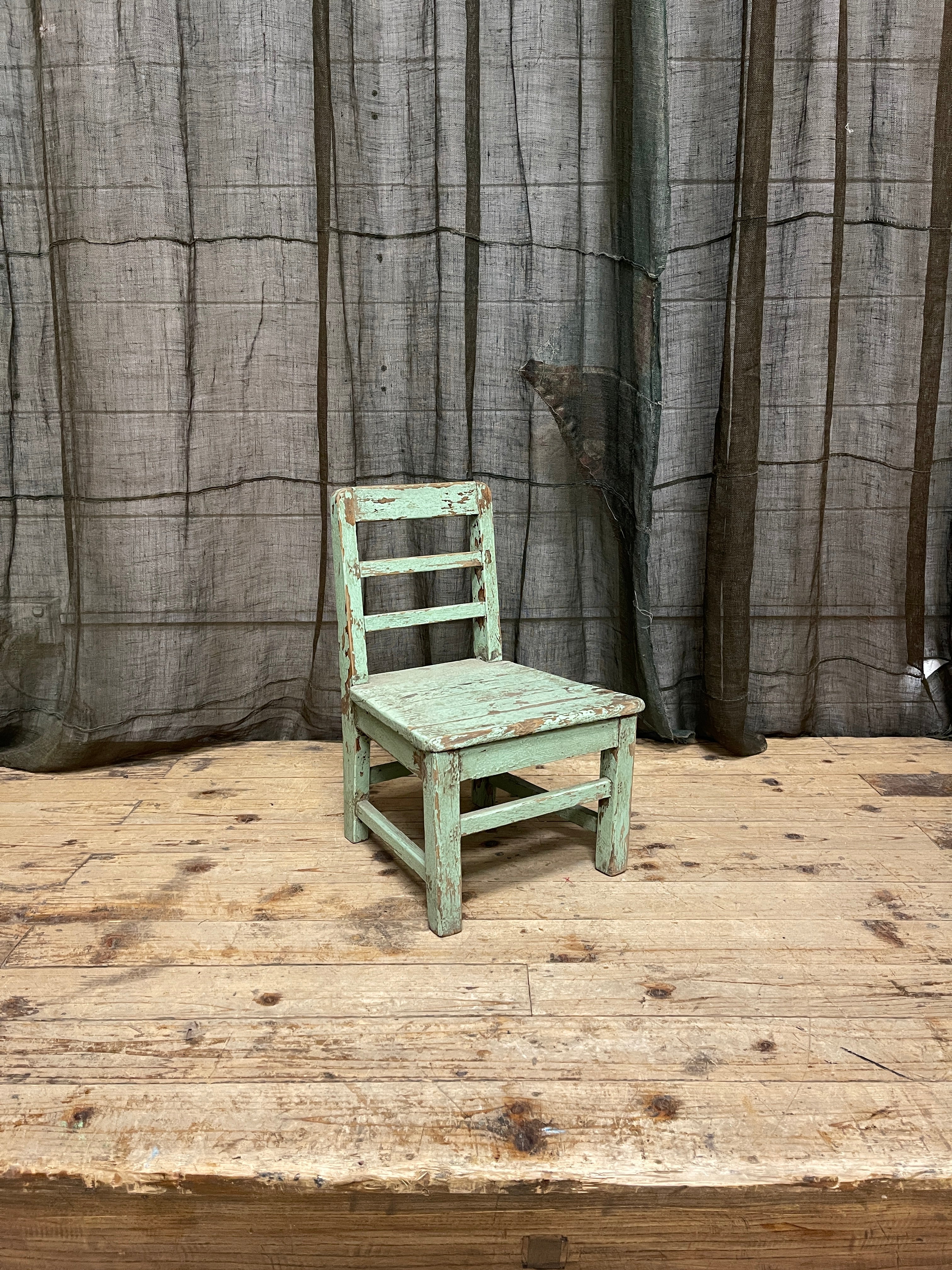 Antique Chinese School Kids Chair