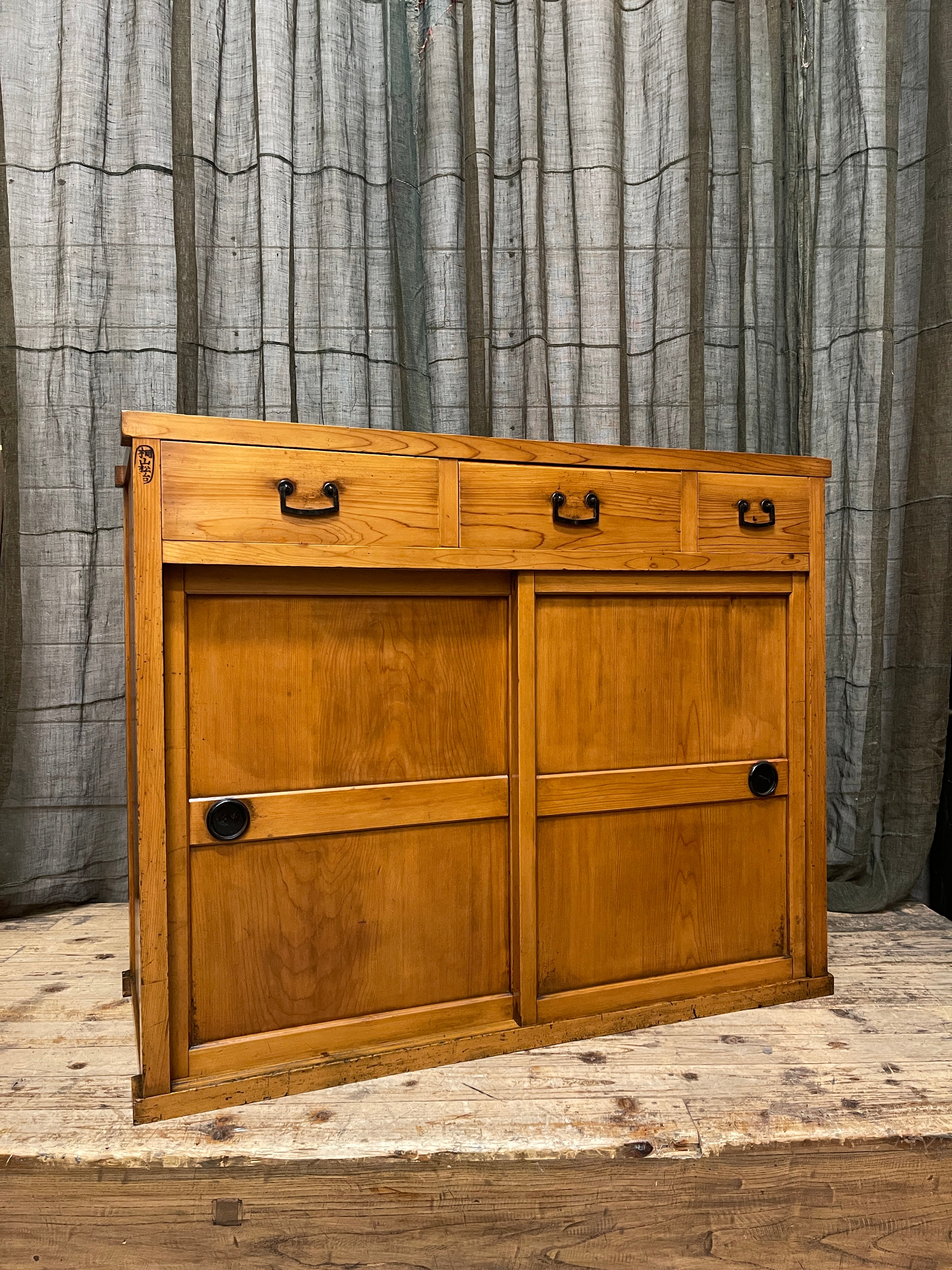 Japanese Storage Cabinet From Gifu - Cypress & Cedar | Meiji