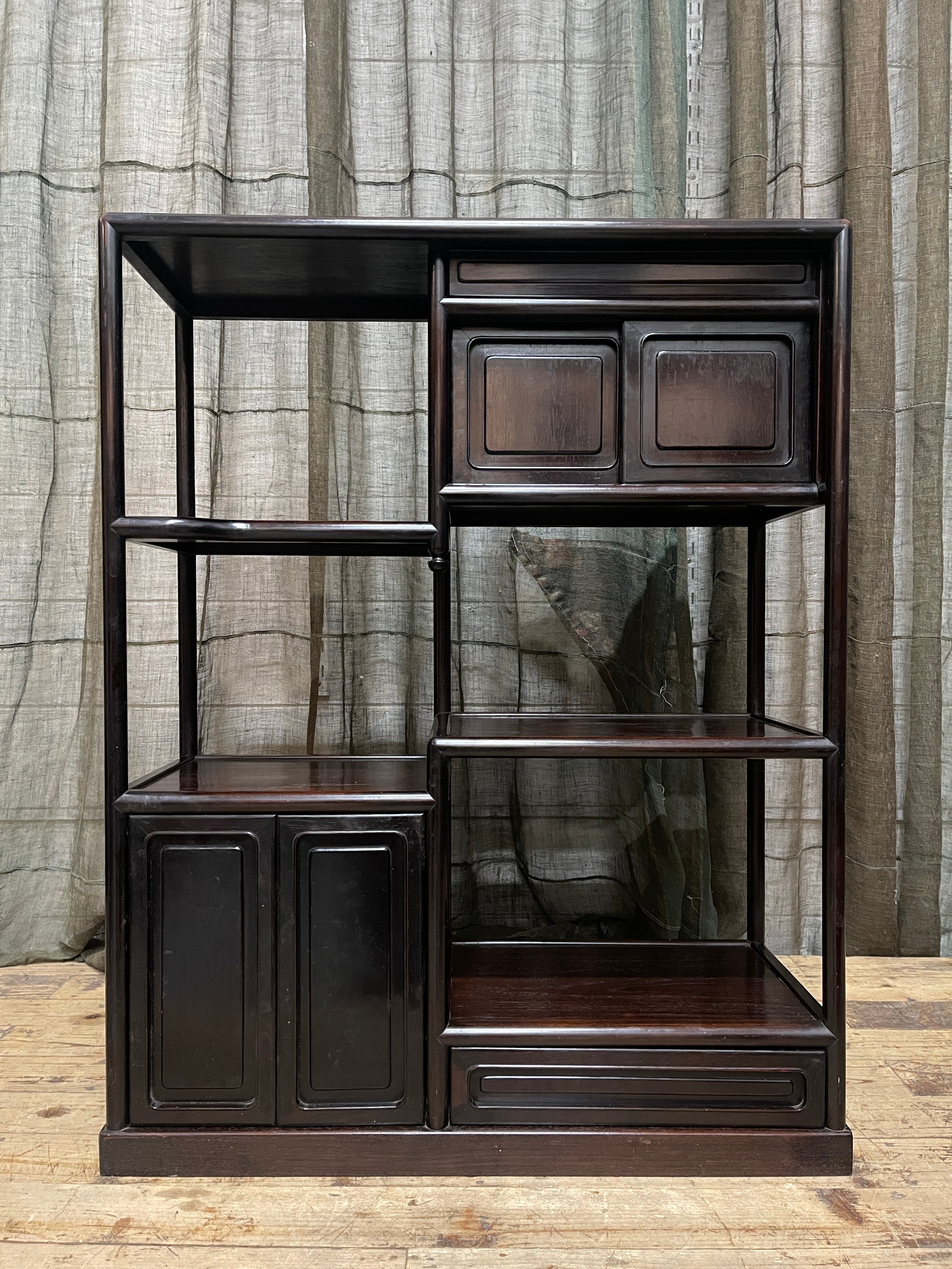 Cha Dana, Midcentury Japanese Tea Cabinet - Rosewood