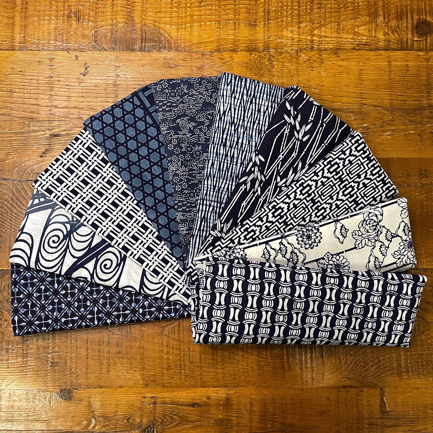 Japanese Patchwork  Bundle - Cotton