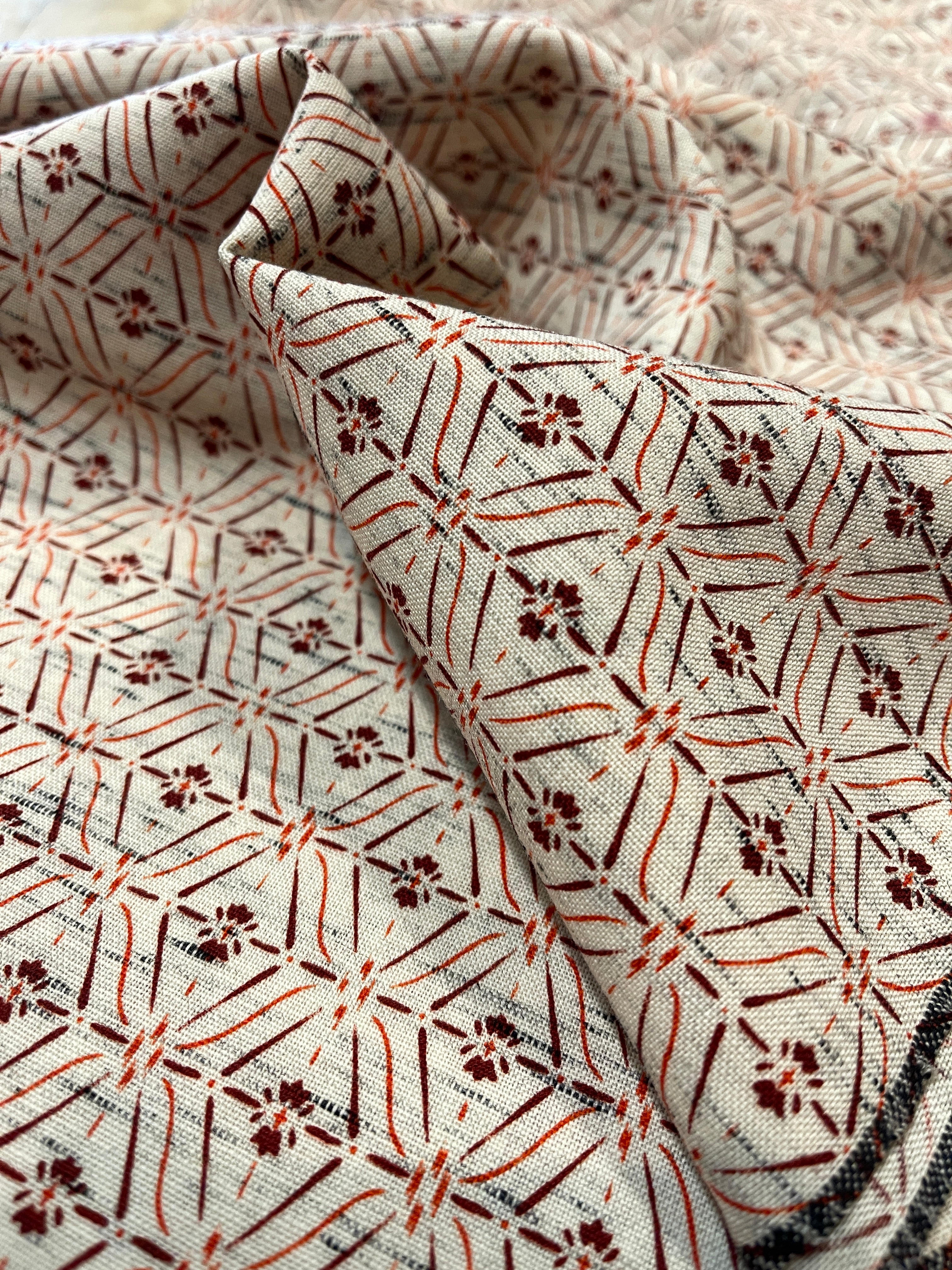 Japanese Silk & Wool Fabric By the meter