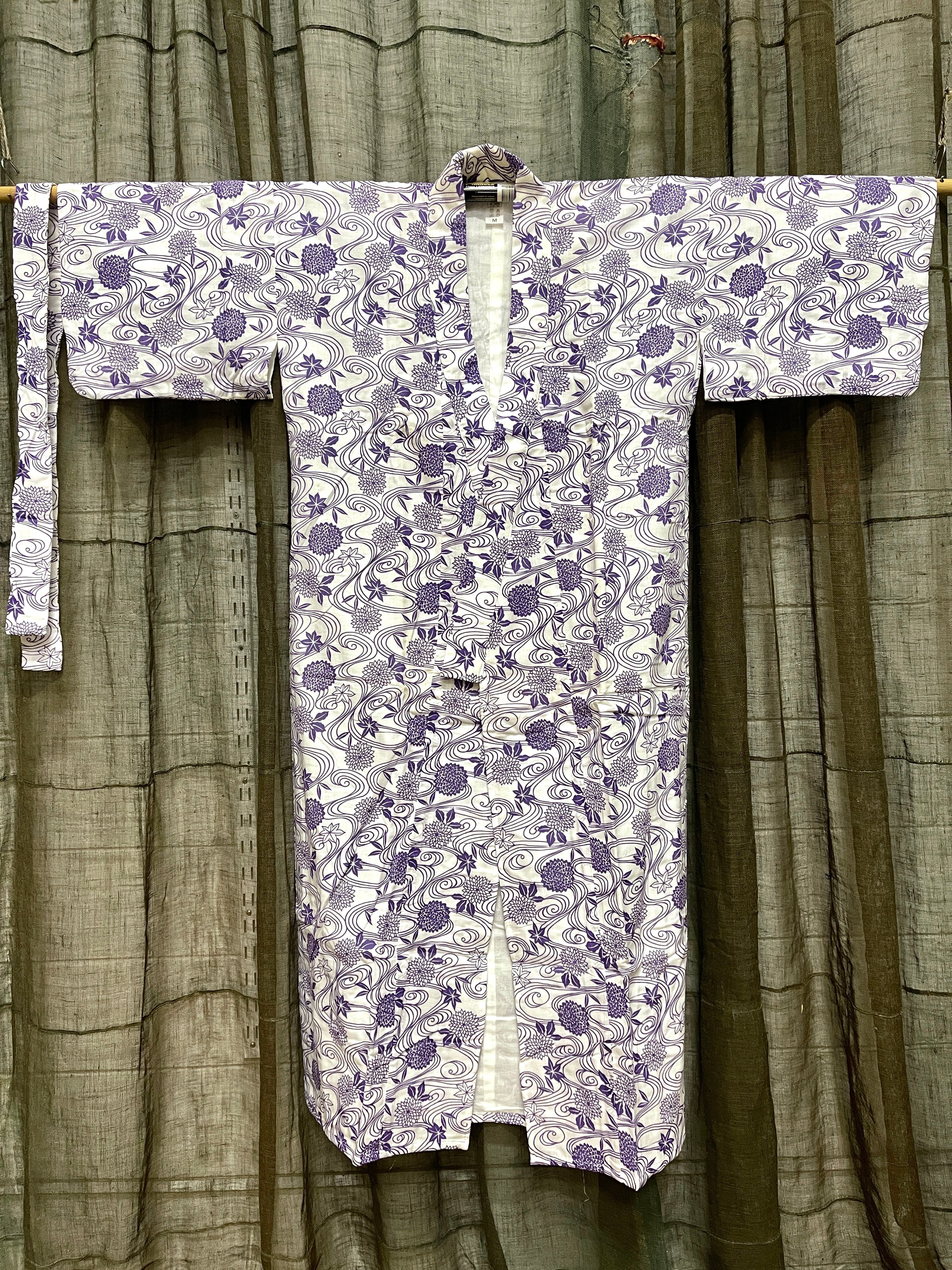 Nemaki, Japanese Cotton House Robe - Unisex
