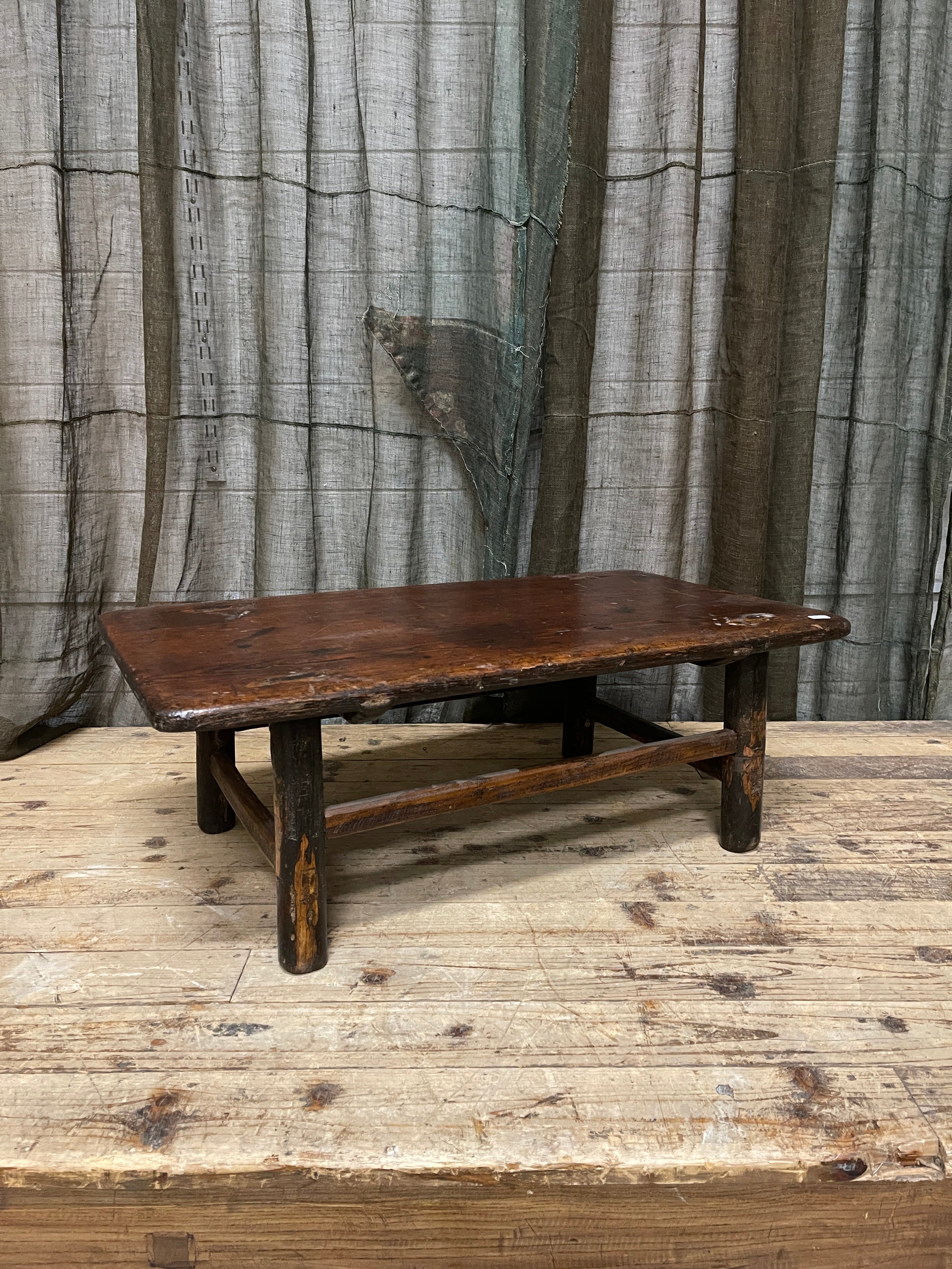 Small Antique Chinese Table, Elm