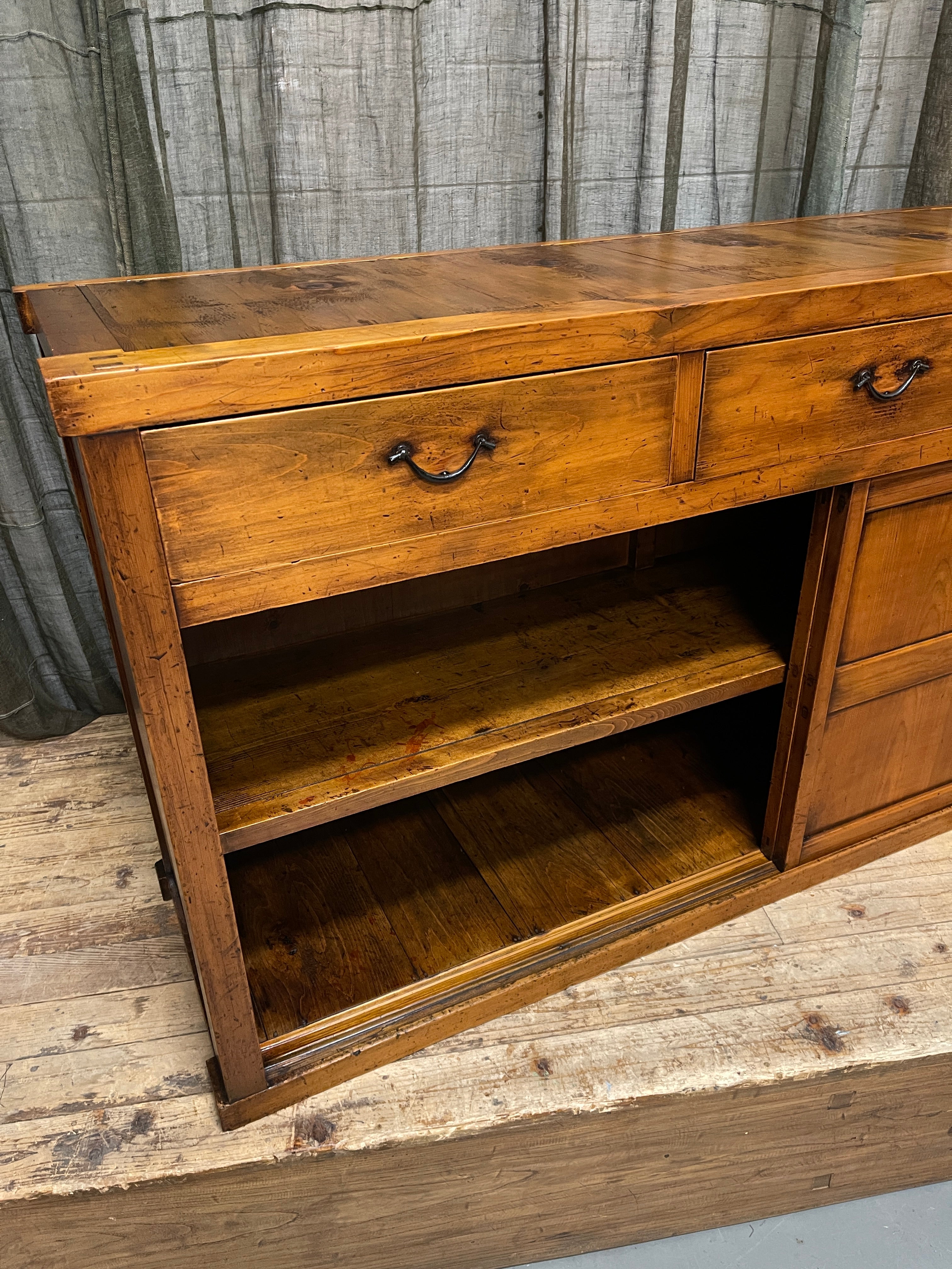 Antique Japanese Sideboard From Gifu - Cypress | Meiji