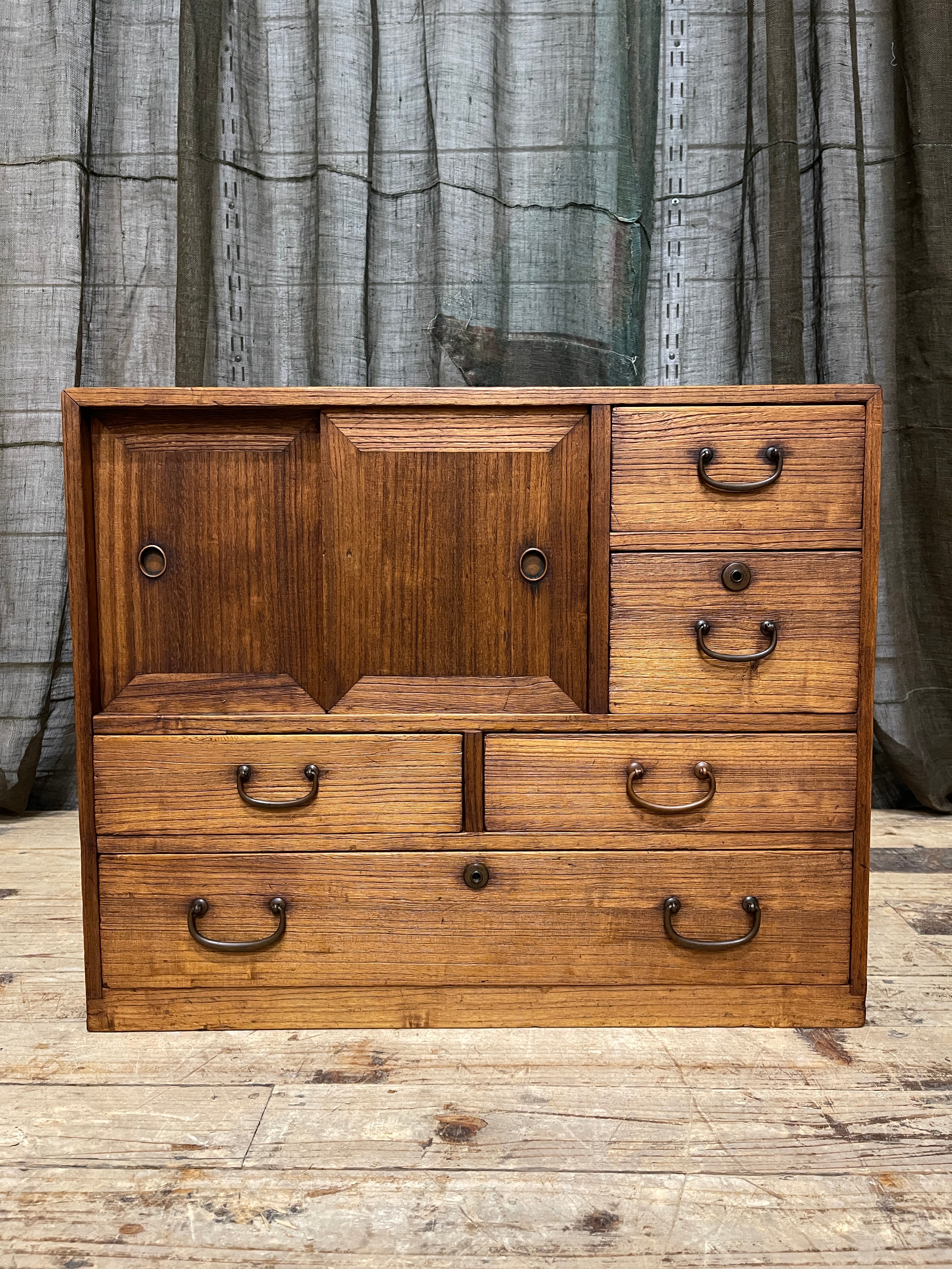 Ko Dansu, Japanese Side Cabinet - Paulownia | Taisho