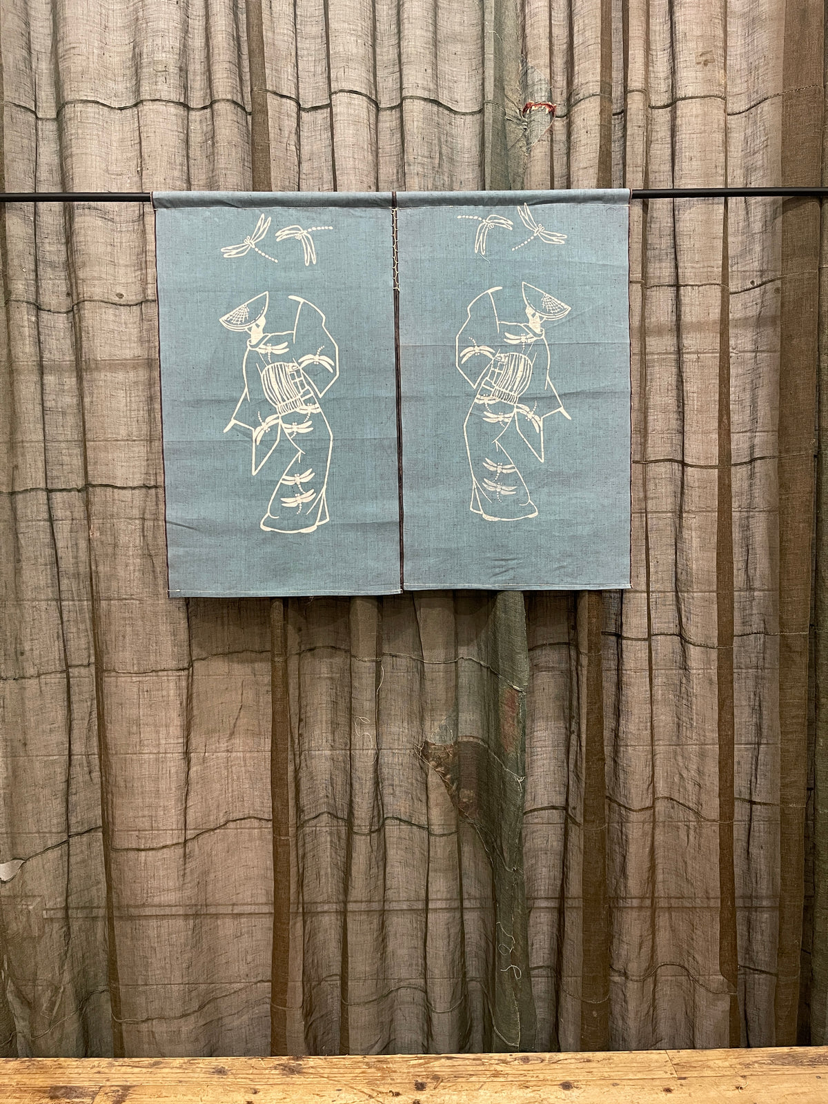 Vintage Japanese Noren, Cotton