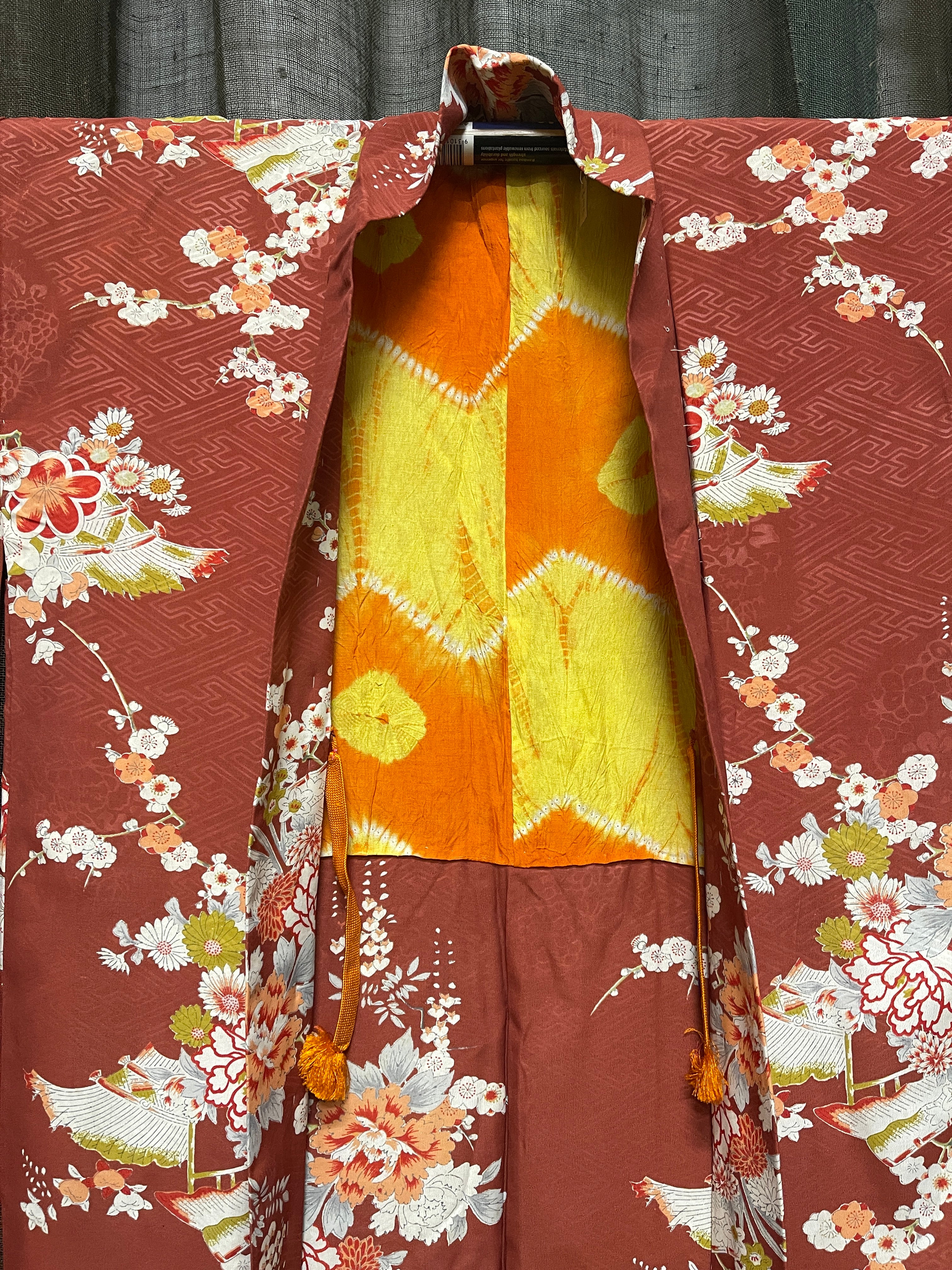 Japanese Haori-Kimono Jacket - Soft Drape Silk