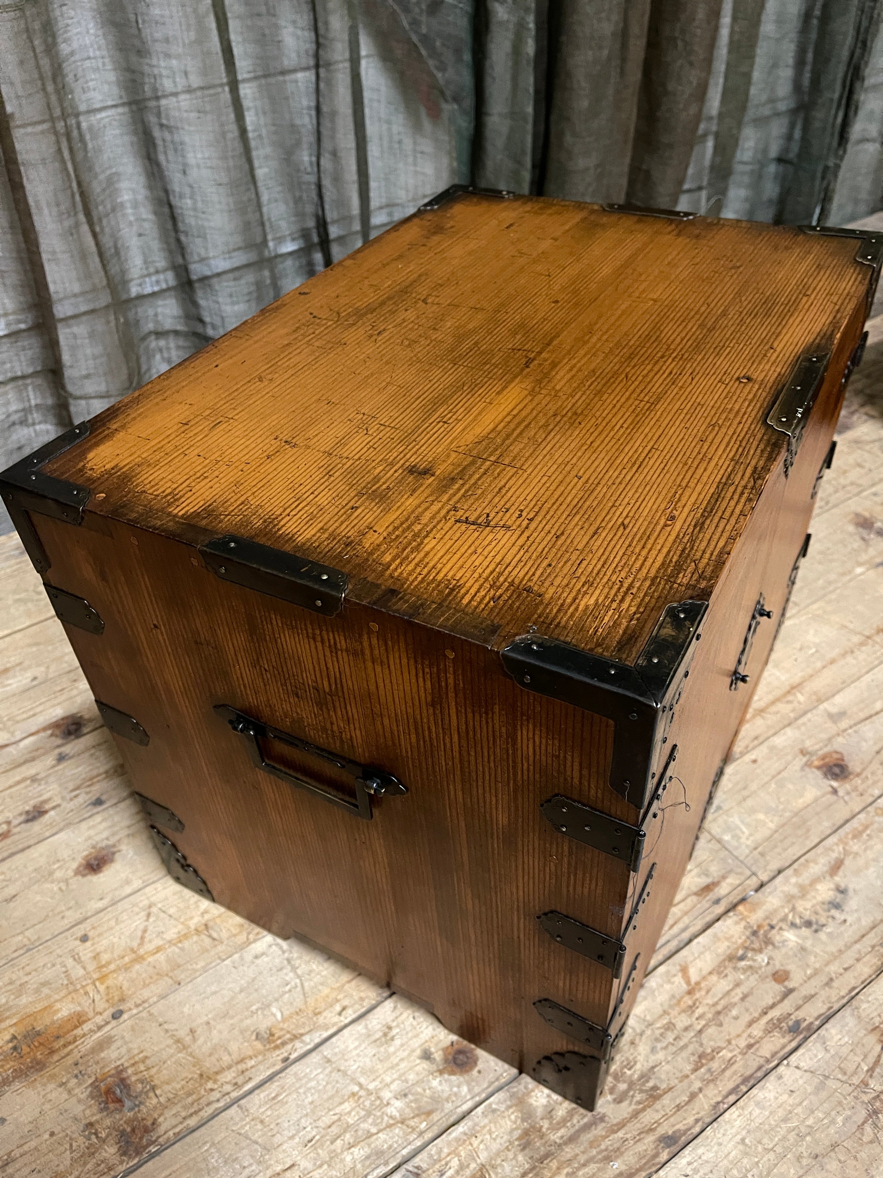 Japanese Document Chest - Cedar | Taisho