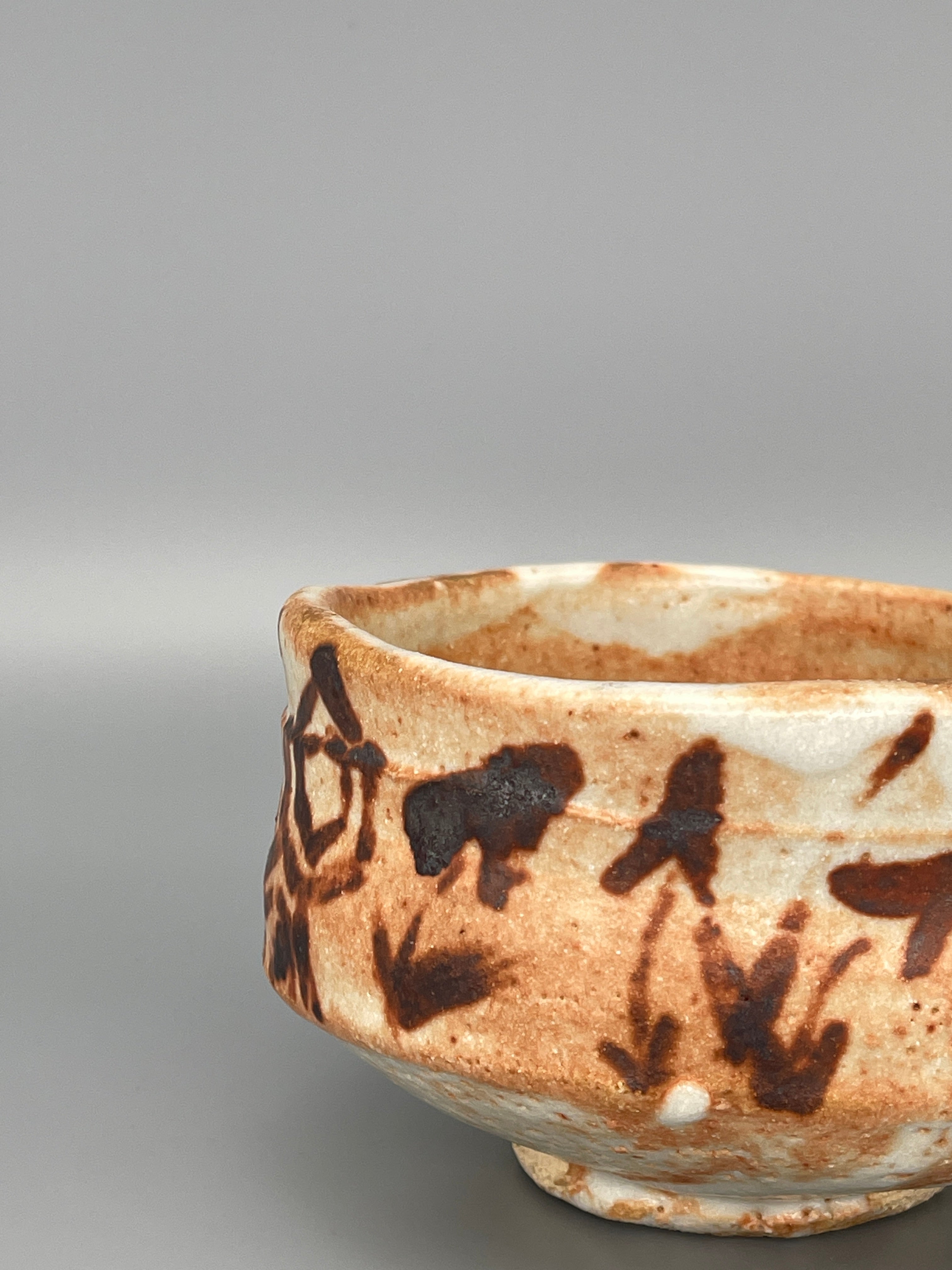 Japanese Chawan, Tea Bowl, Shino Ware