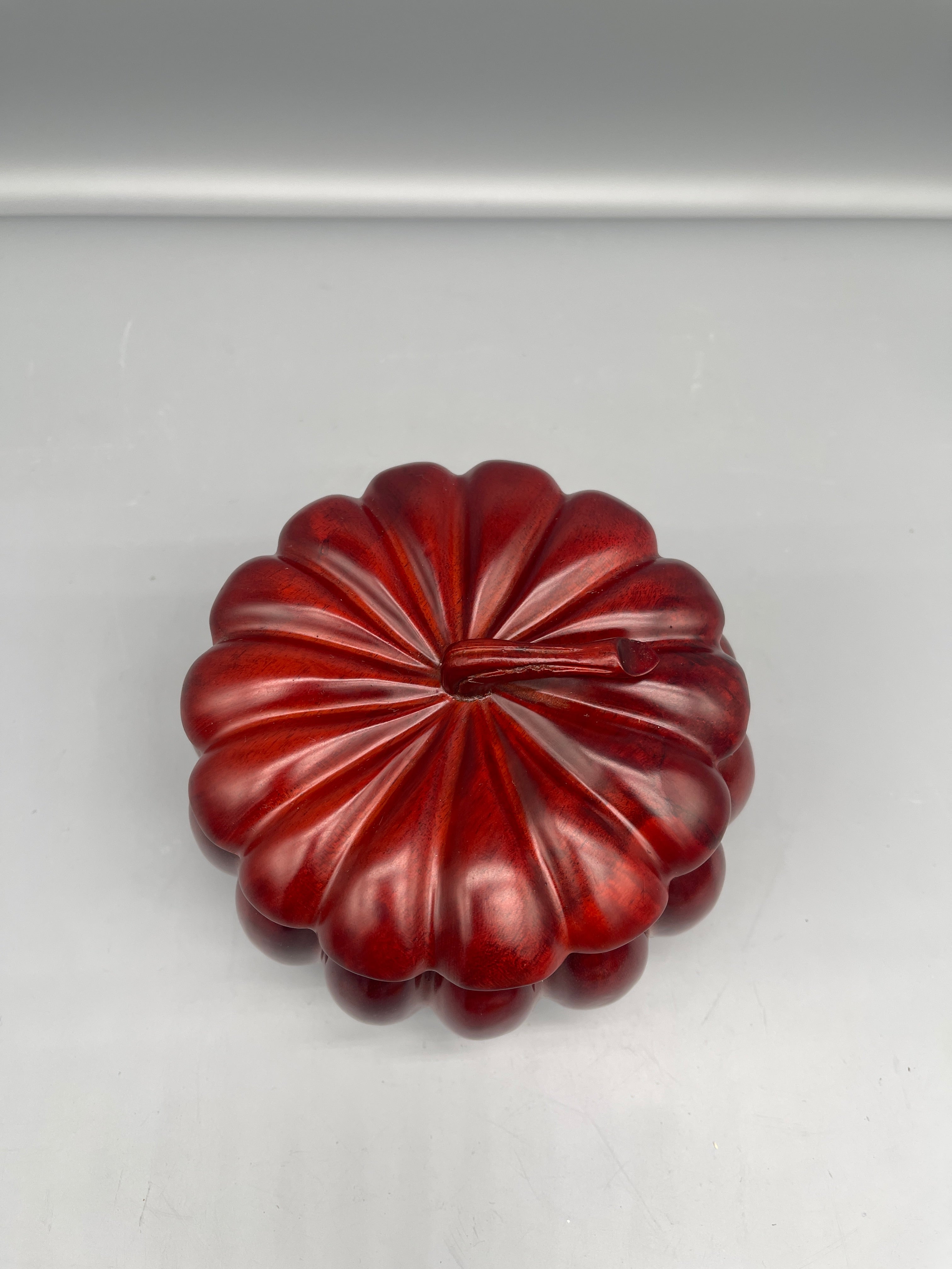Pumpkin Shaped Lidded Container
