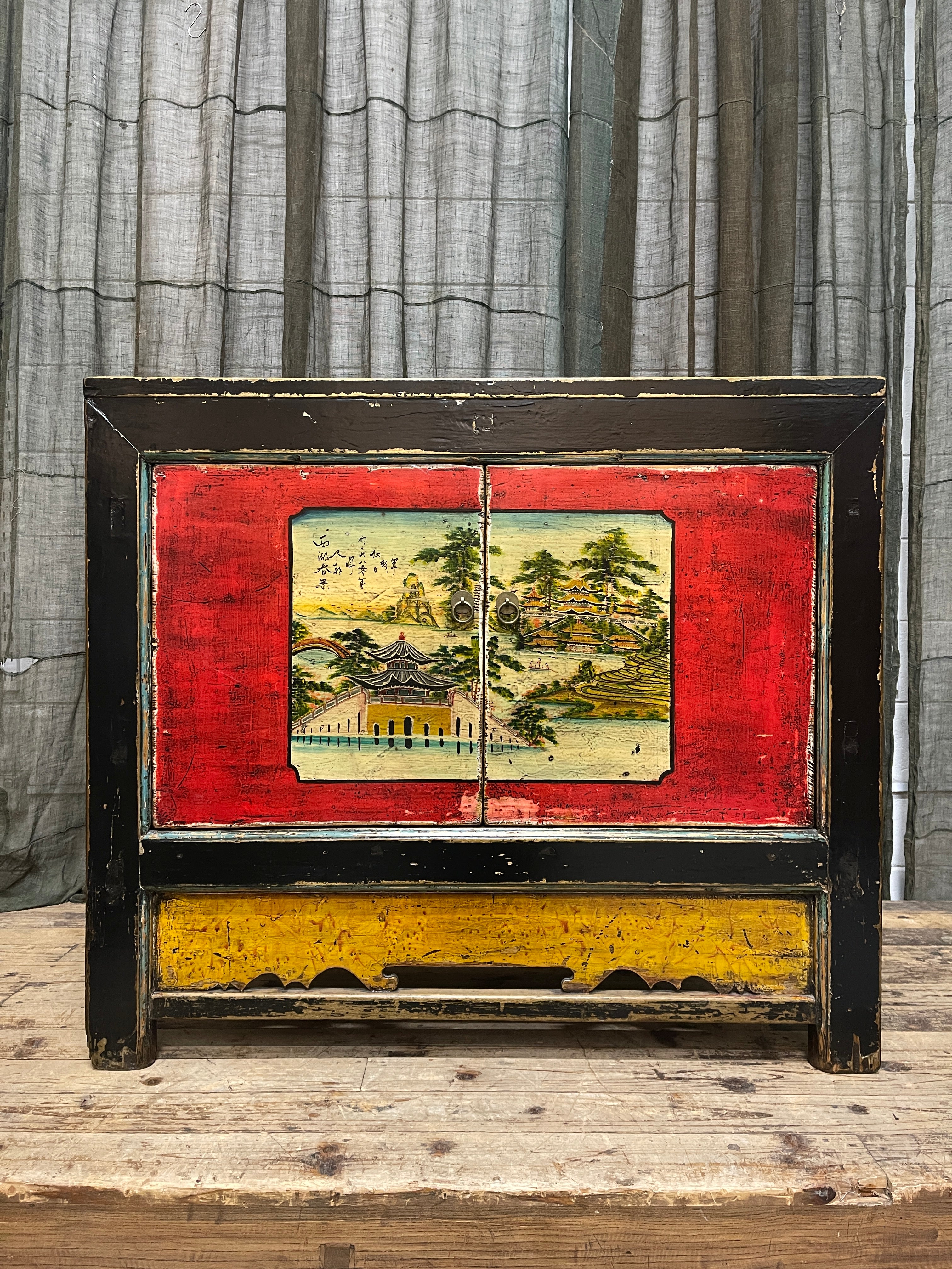 Antique Chinese Storage Cabinet From Gansu Province