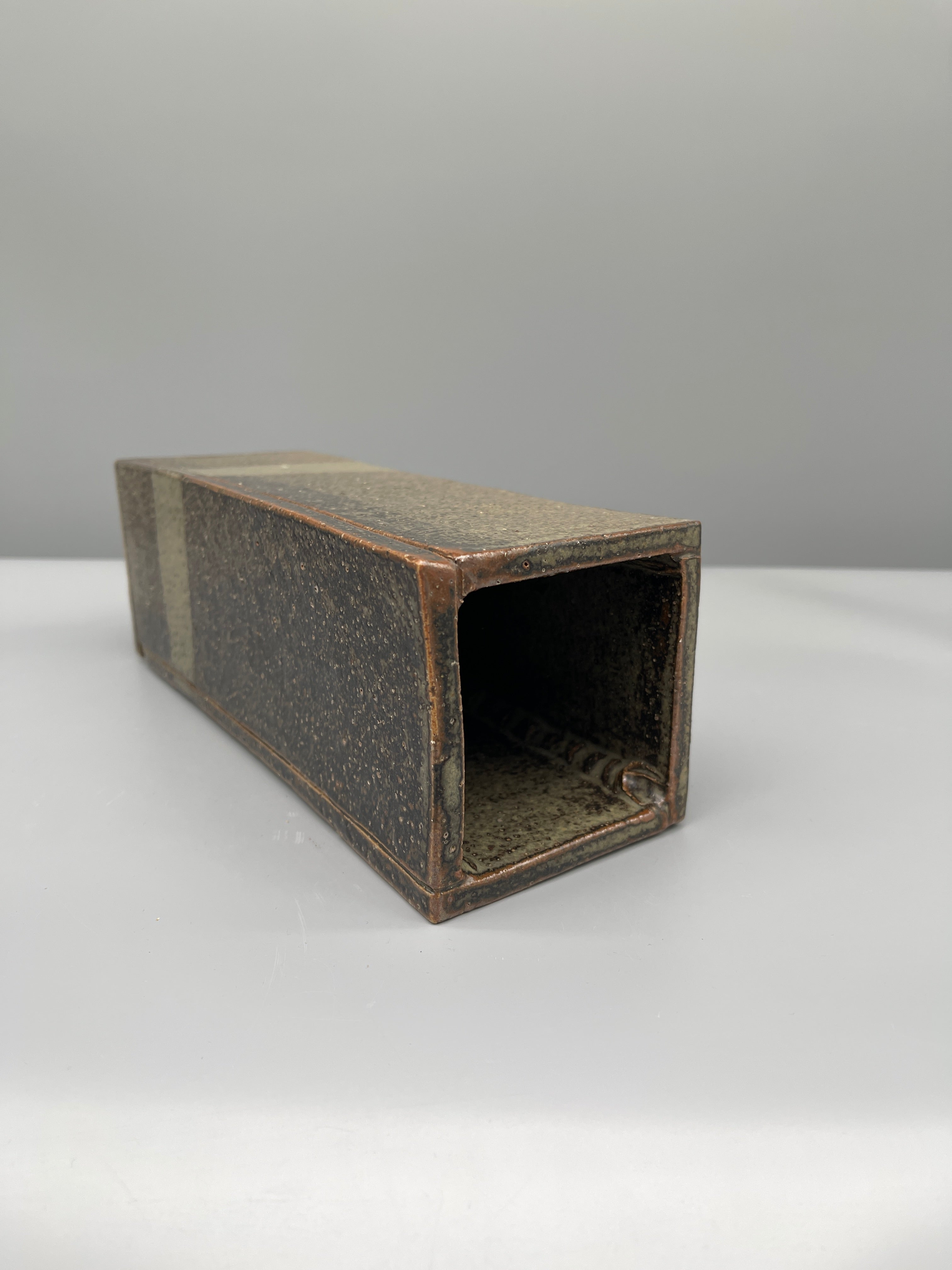 Vintage Japanese Ikebana Vase - Earthy Tone