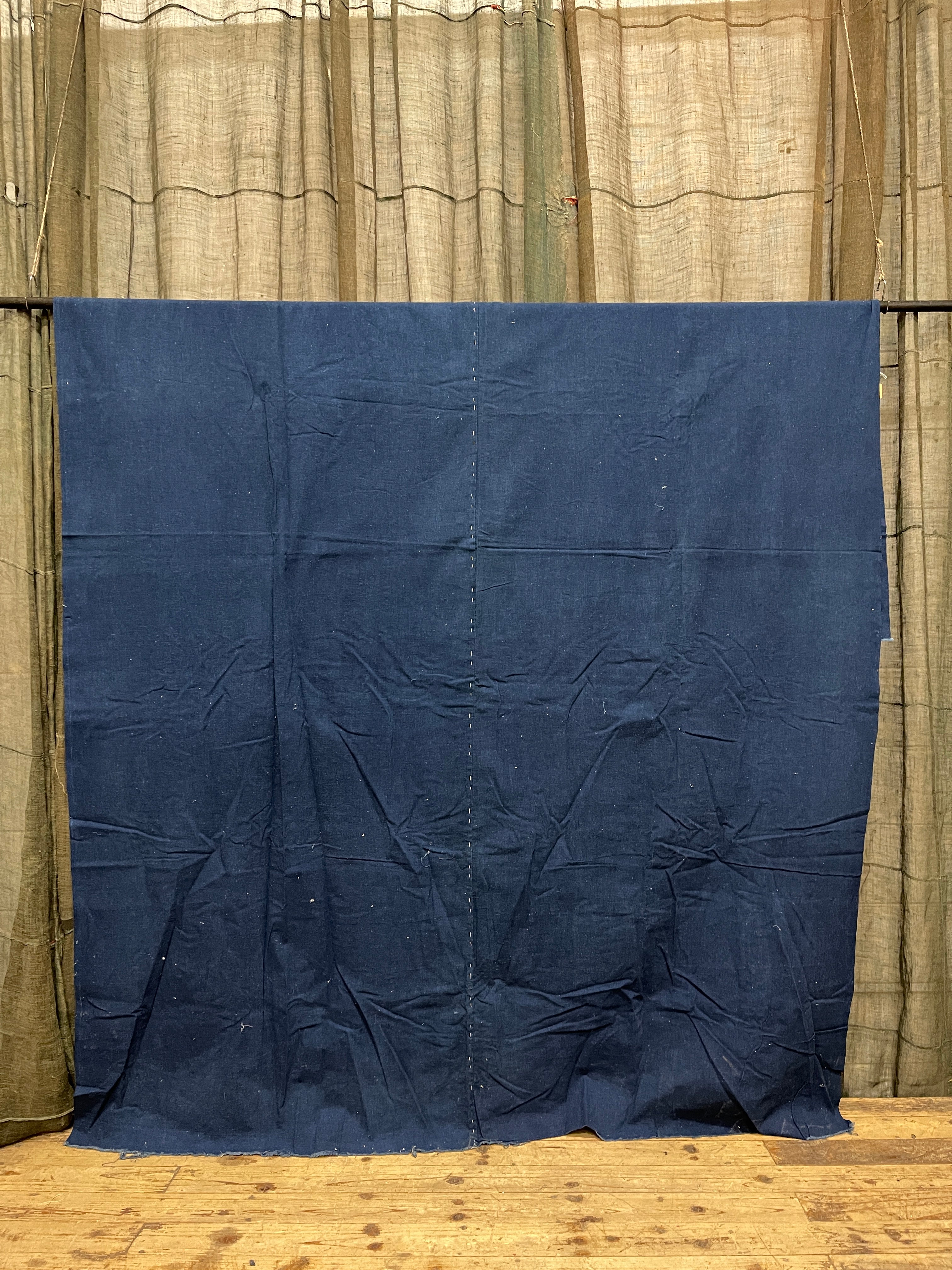 Vintage Japanese Indigo Cotton Textile