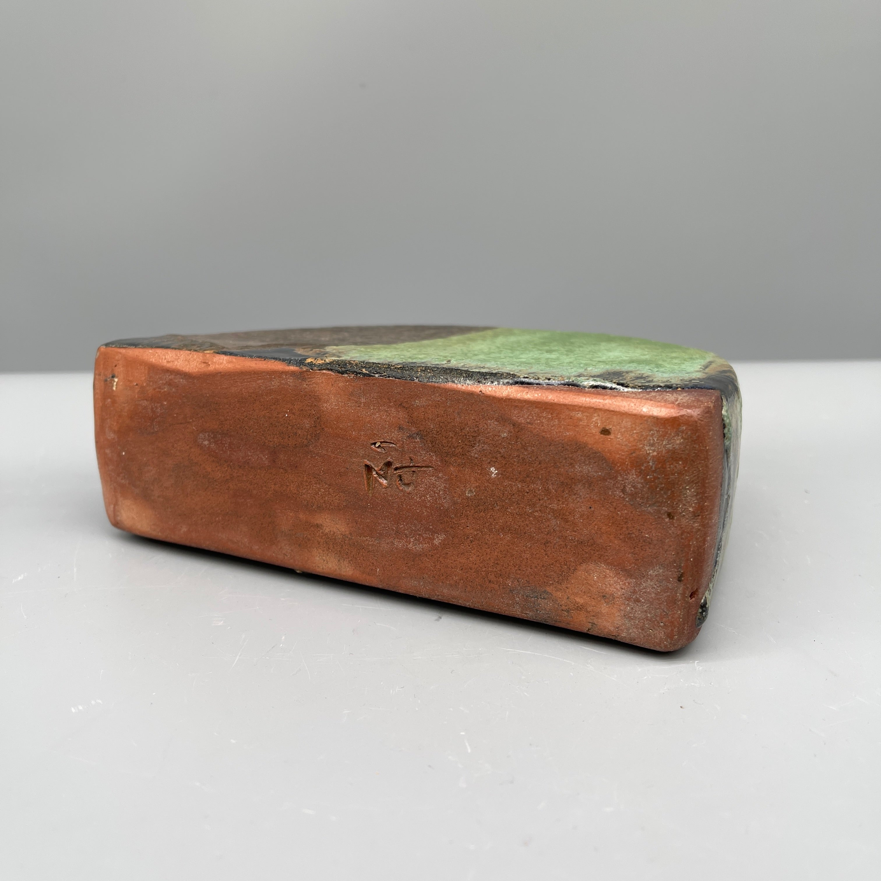 Vintage Japanese Ikebana Vase - Bizen Ware