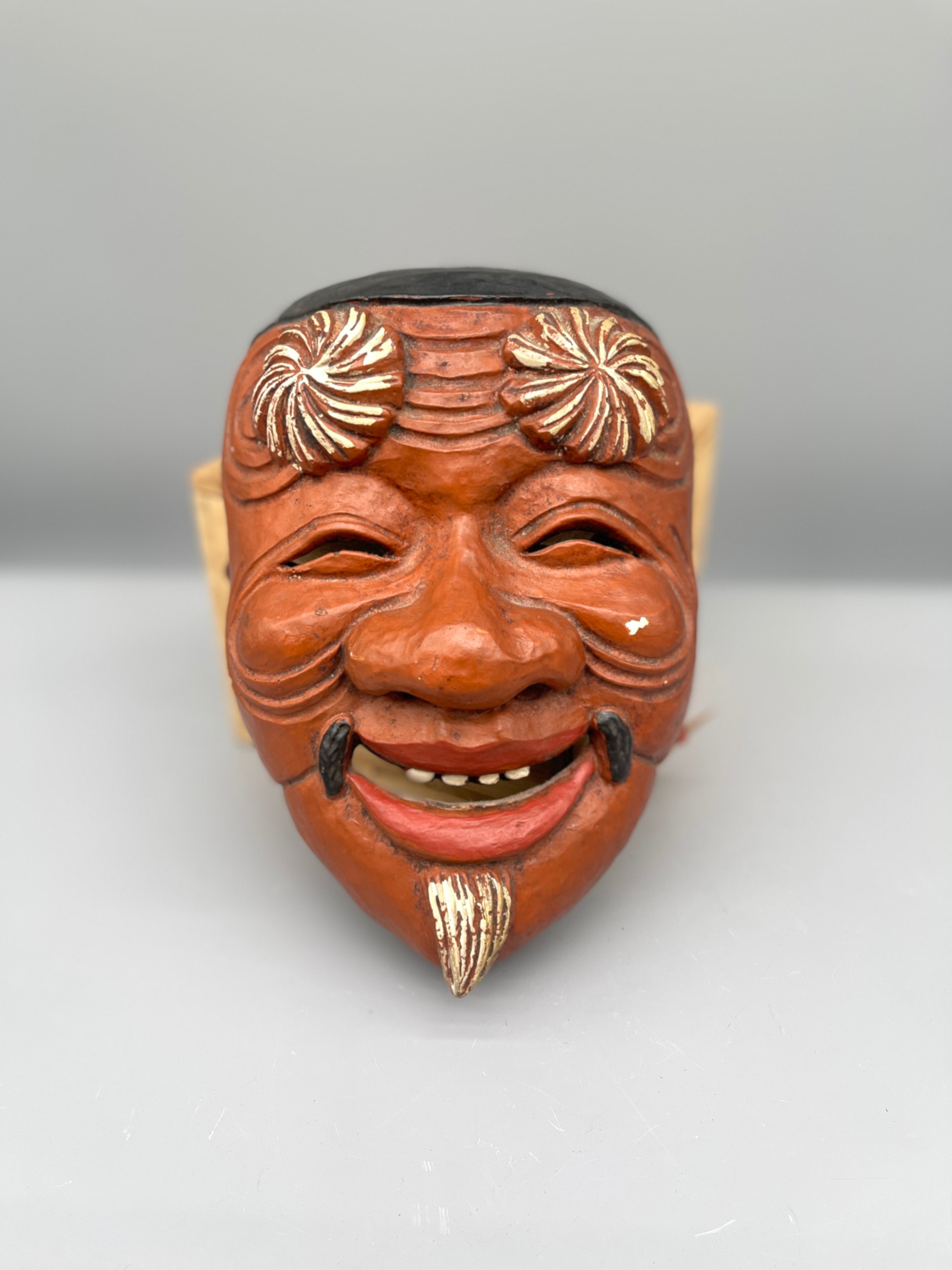 Vintage Japanese Noh Mask - Okina