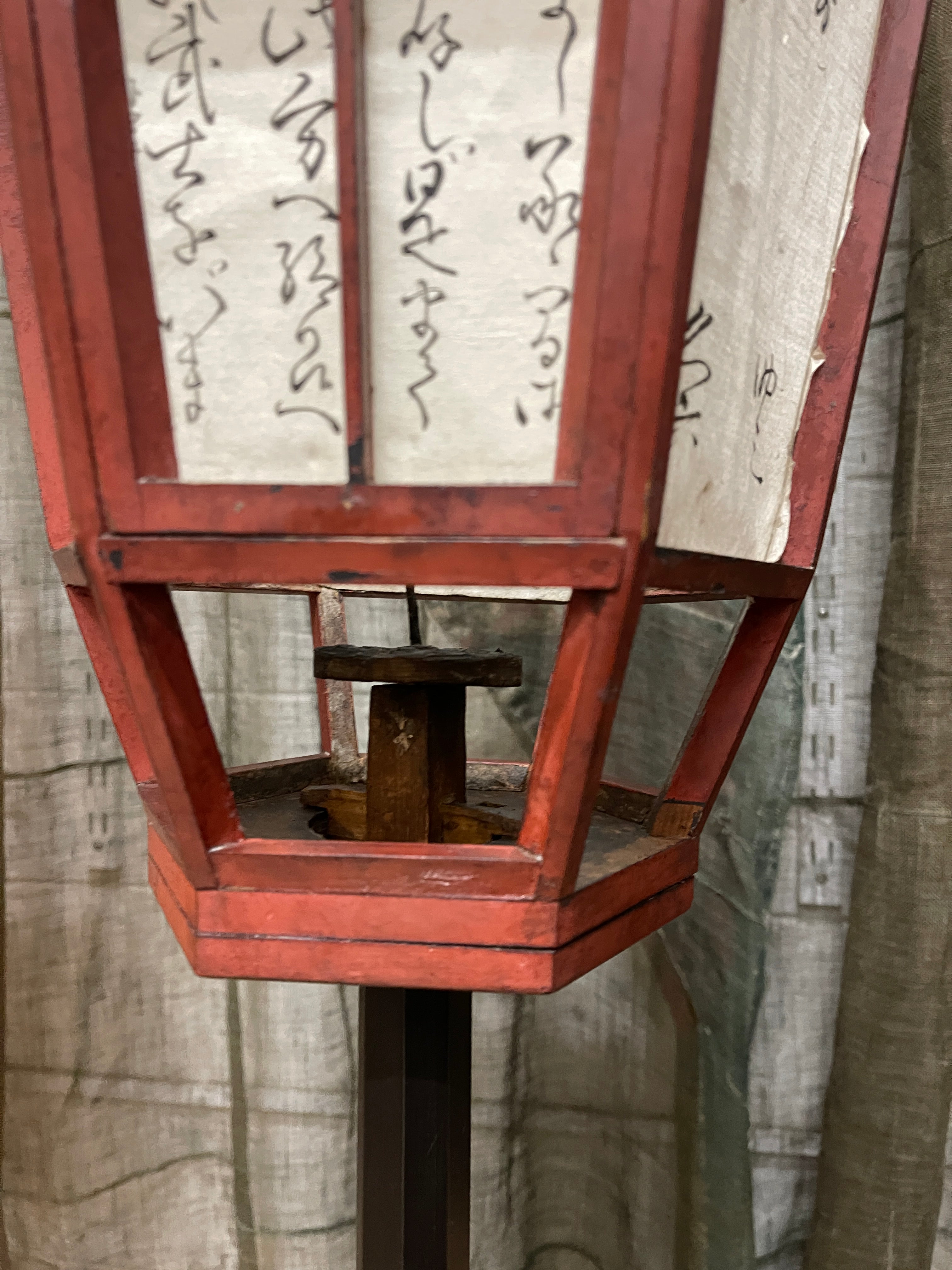 Pair Of Antique Japanese Lacquered Temple Lanterns