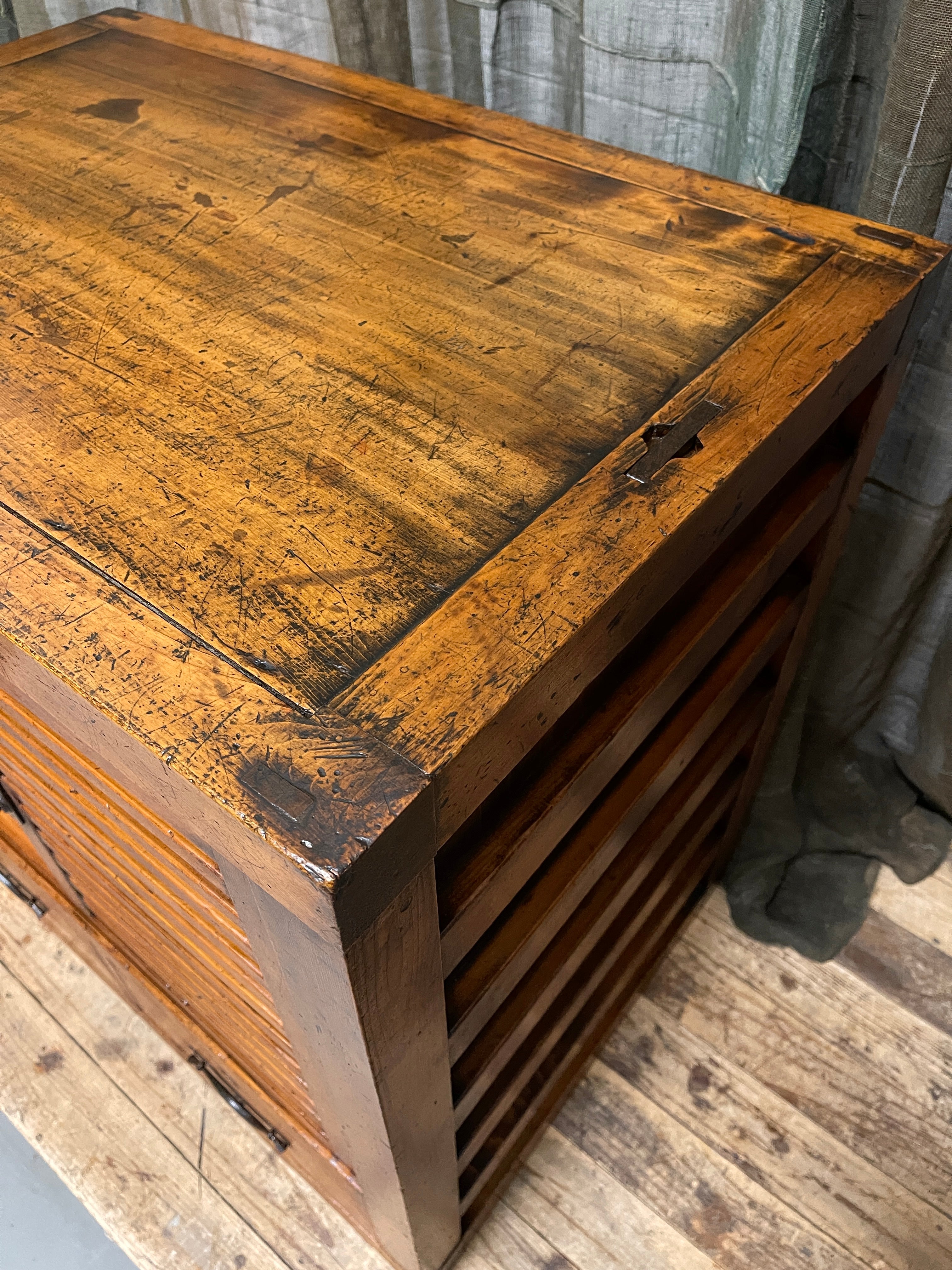 Mingei Dansu, Japanese Storage Cabinet - Cypress & Cedar | Meiji