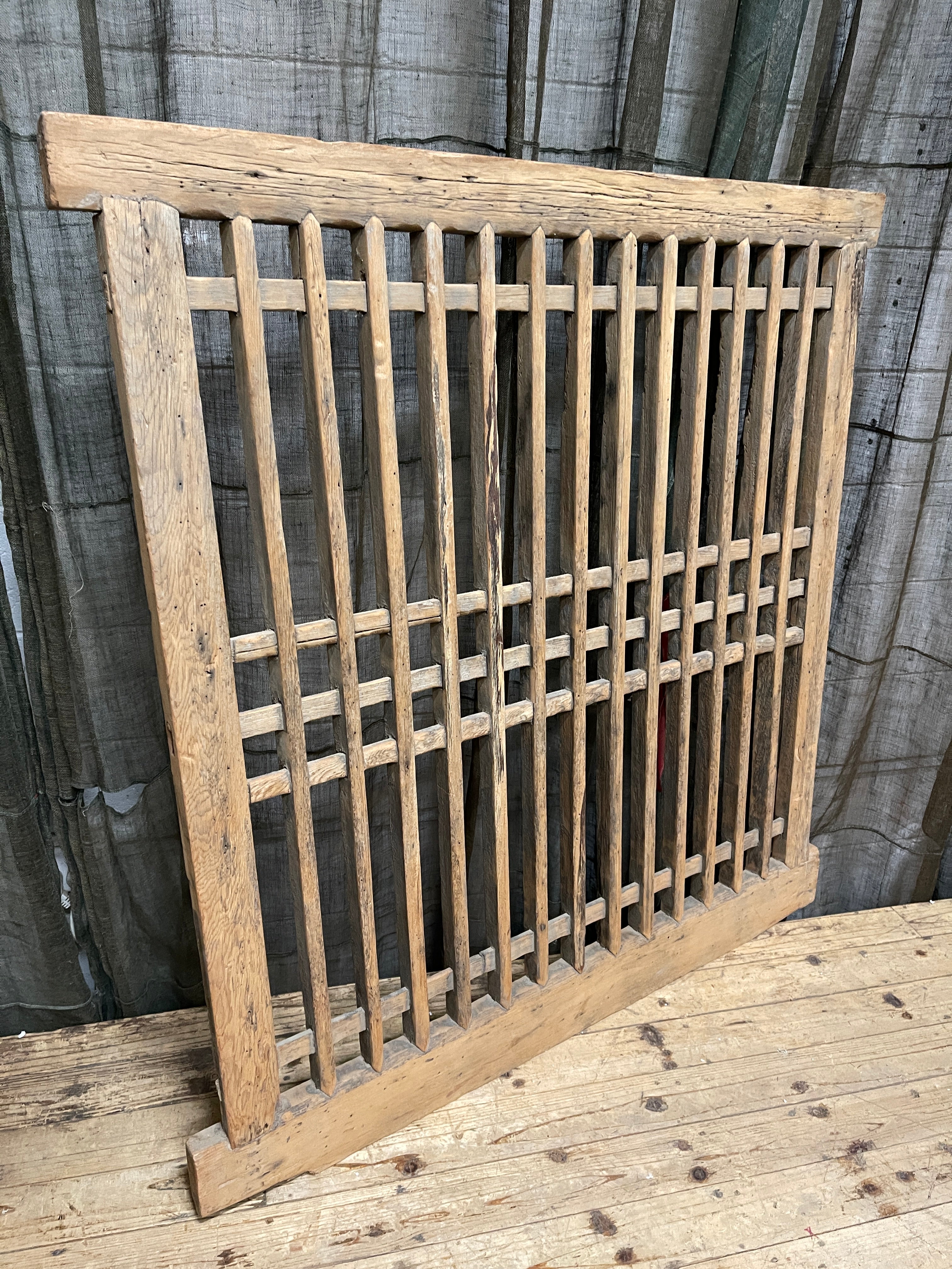 Antique Chinese Wooden Window Panel