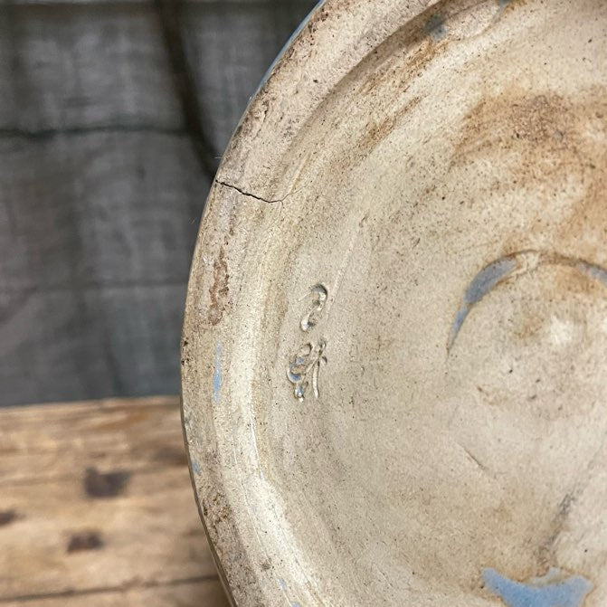 Vintage Japanese Signed Studio Pottery Vase - Blue | c.1970