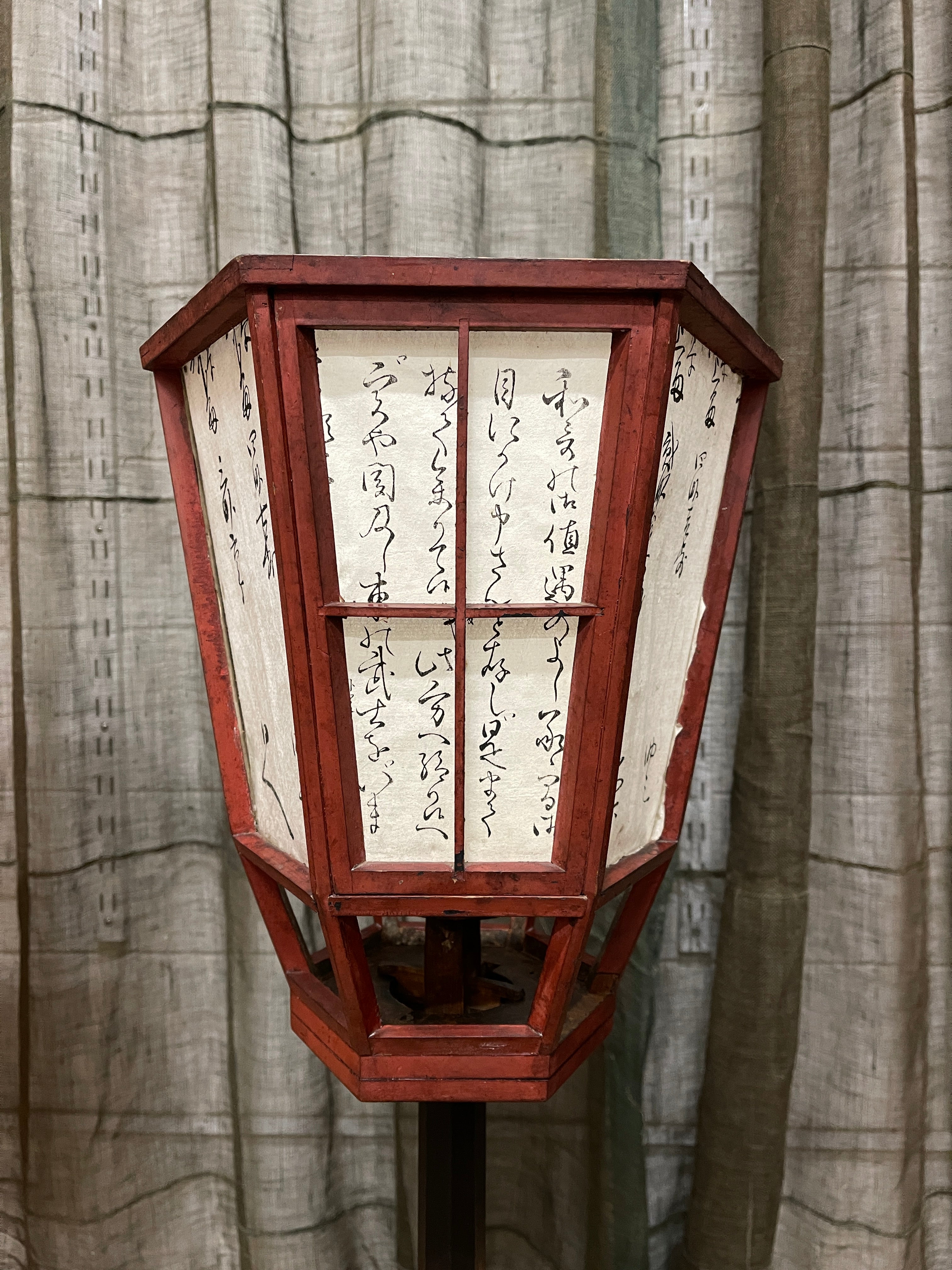 Pair Of Antique Japanese Lacquered Temple Lanterns