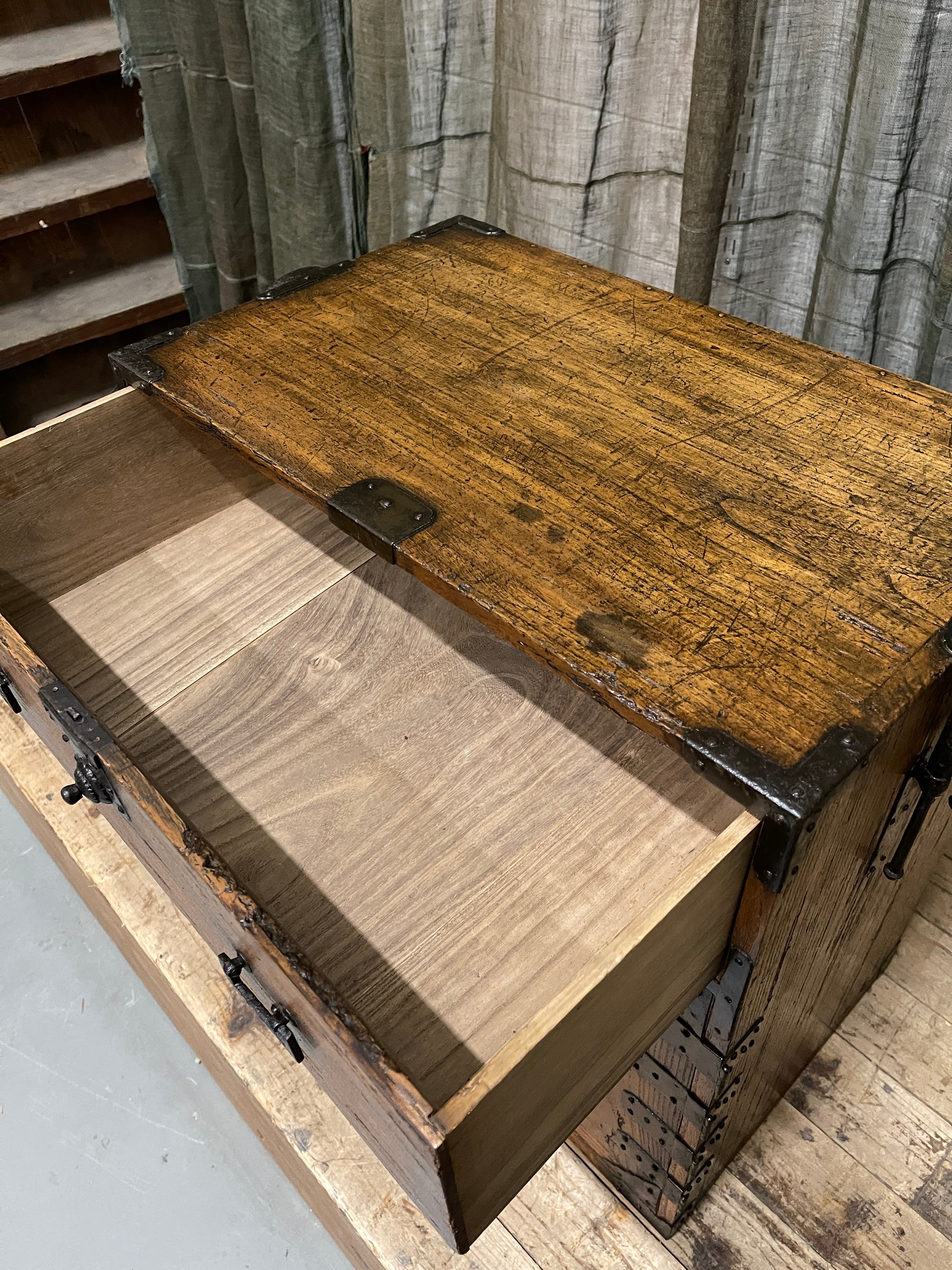 Ko Dansu, Japanese Side Cabinet - Paulownia | Meiji