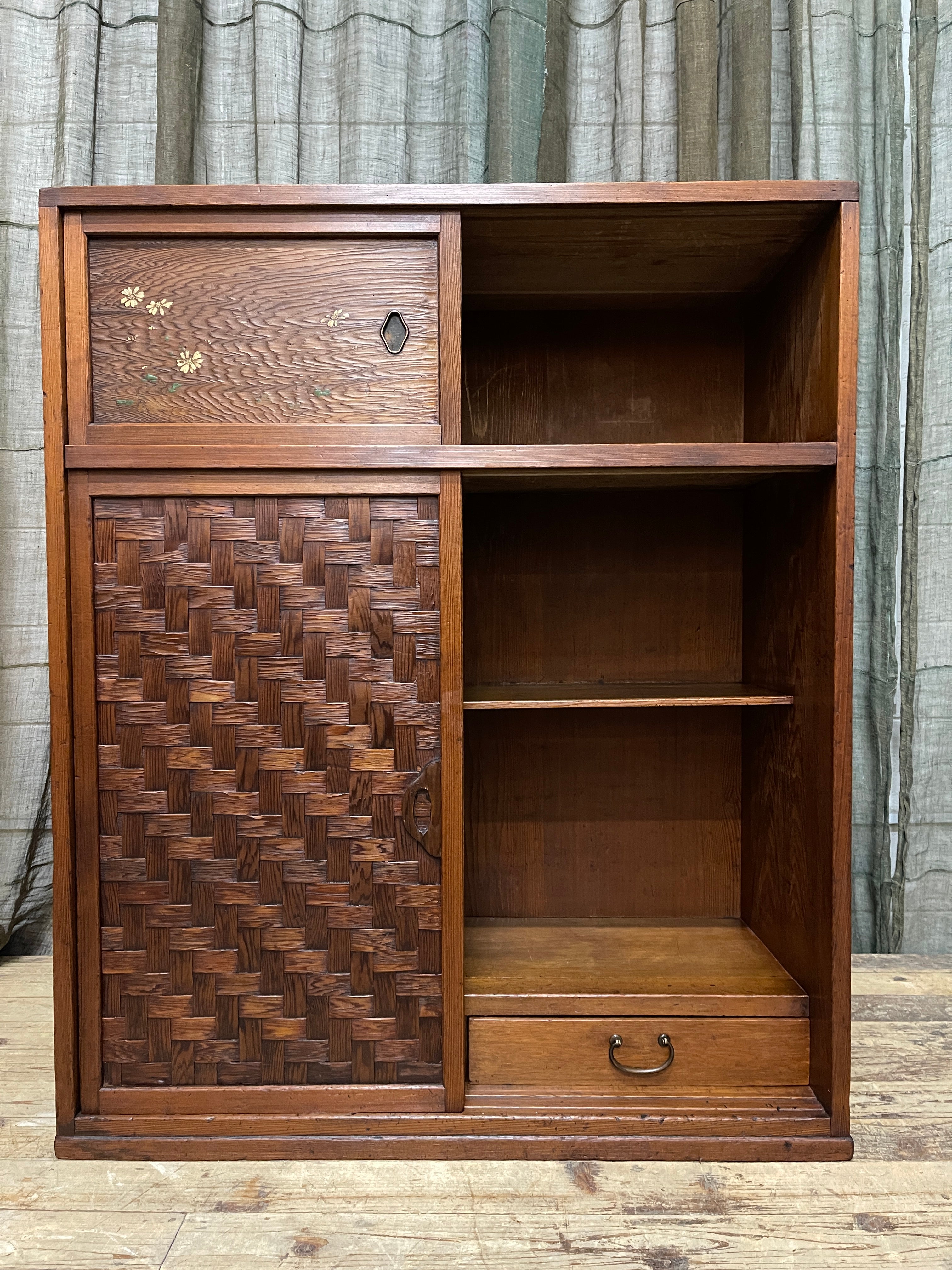 [HOLD] Cha Dansu, Japanese Tea Cabinet - Cedar | Meiji