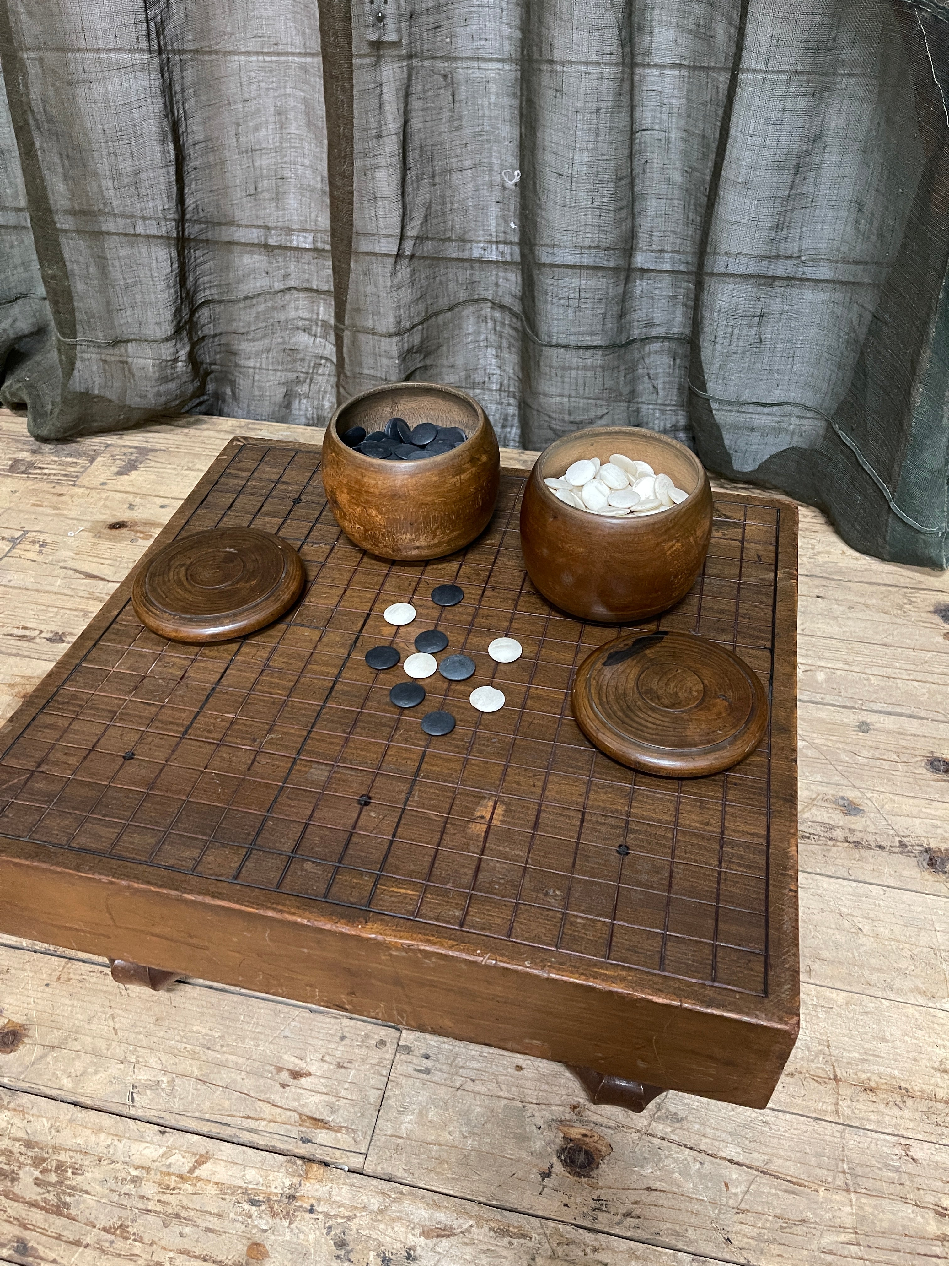 Vintage Japanese Go Game Set