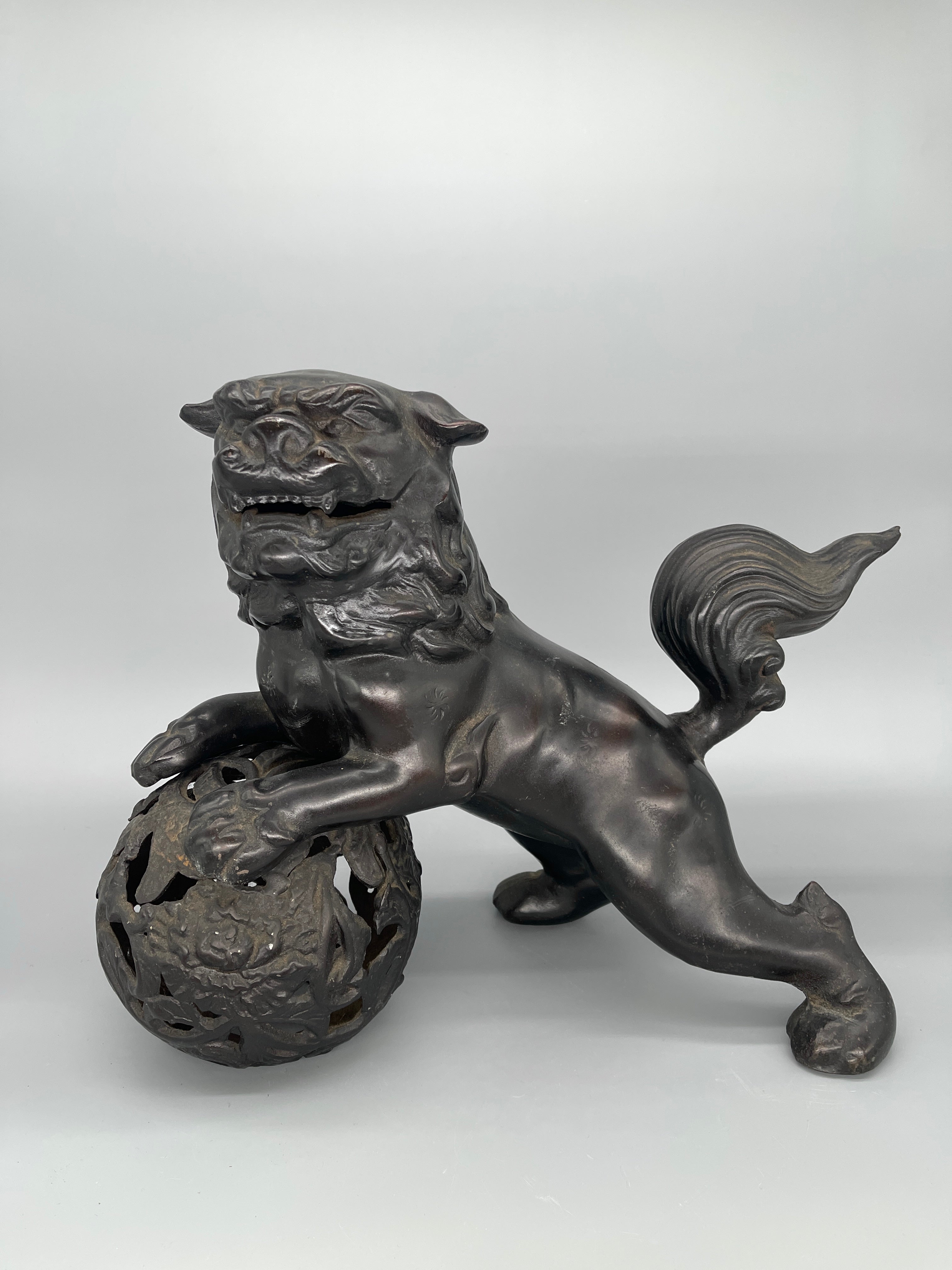 Vintage Japanese Bronze Shi-Shi | c.1950