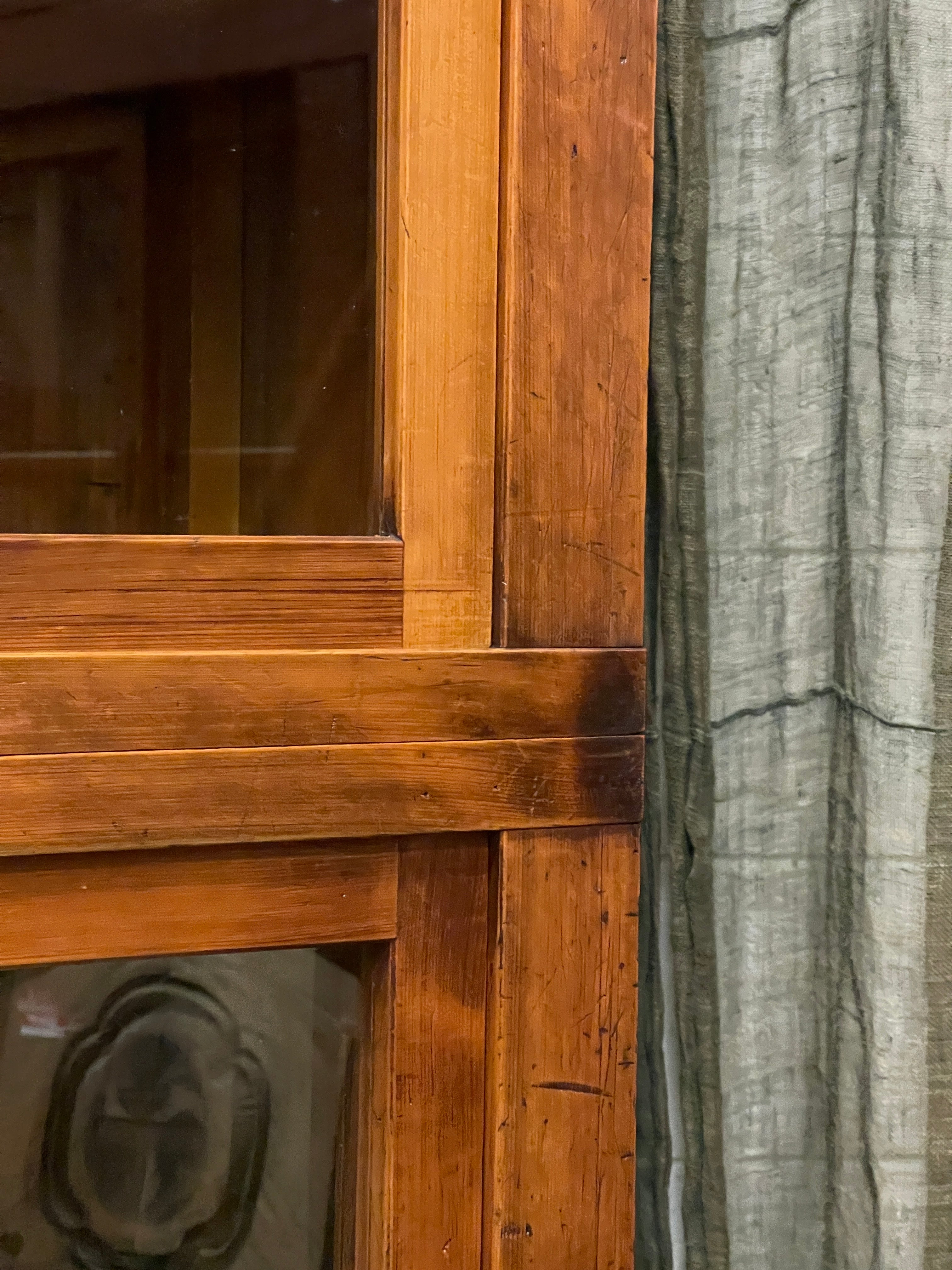 Antique Japanese Shop Display Cabinet - Cypress | Meiji