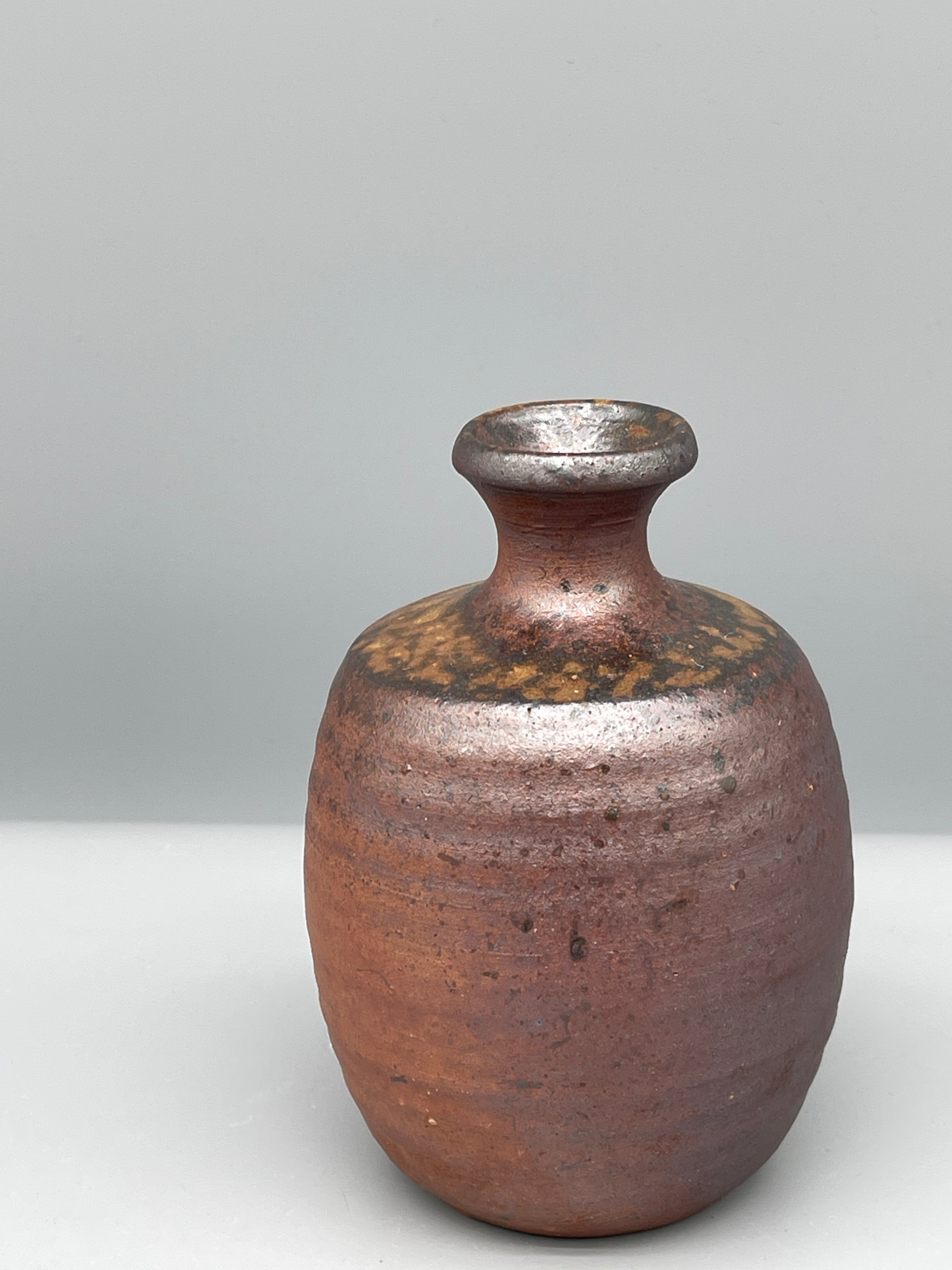 Vintage Japanese Bizen-Ware Tokkuri, Sake Pourer