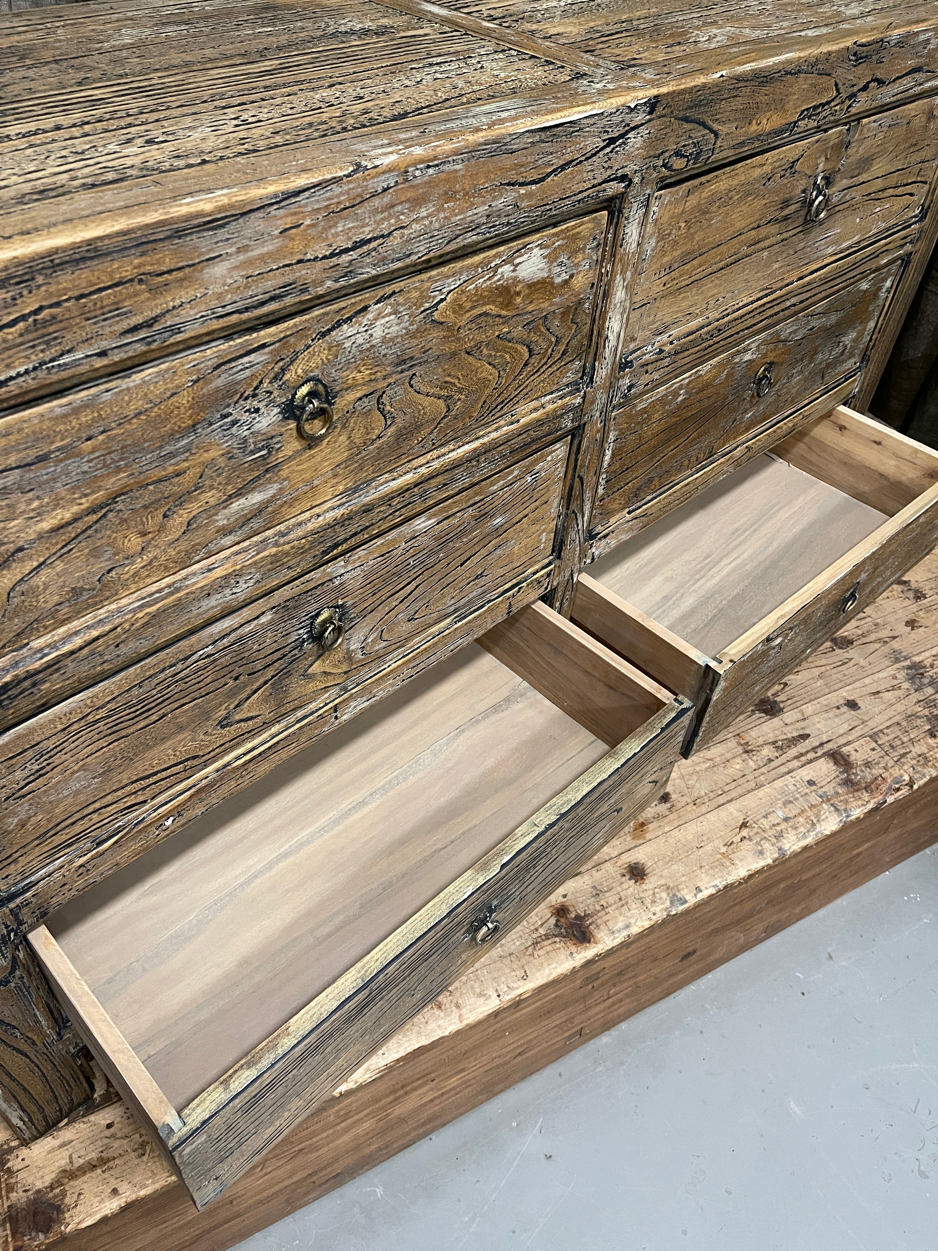 Chinese Recycled Elm Timber Sideboard