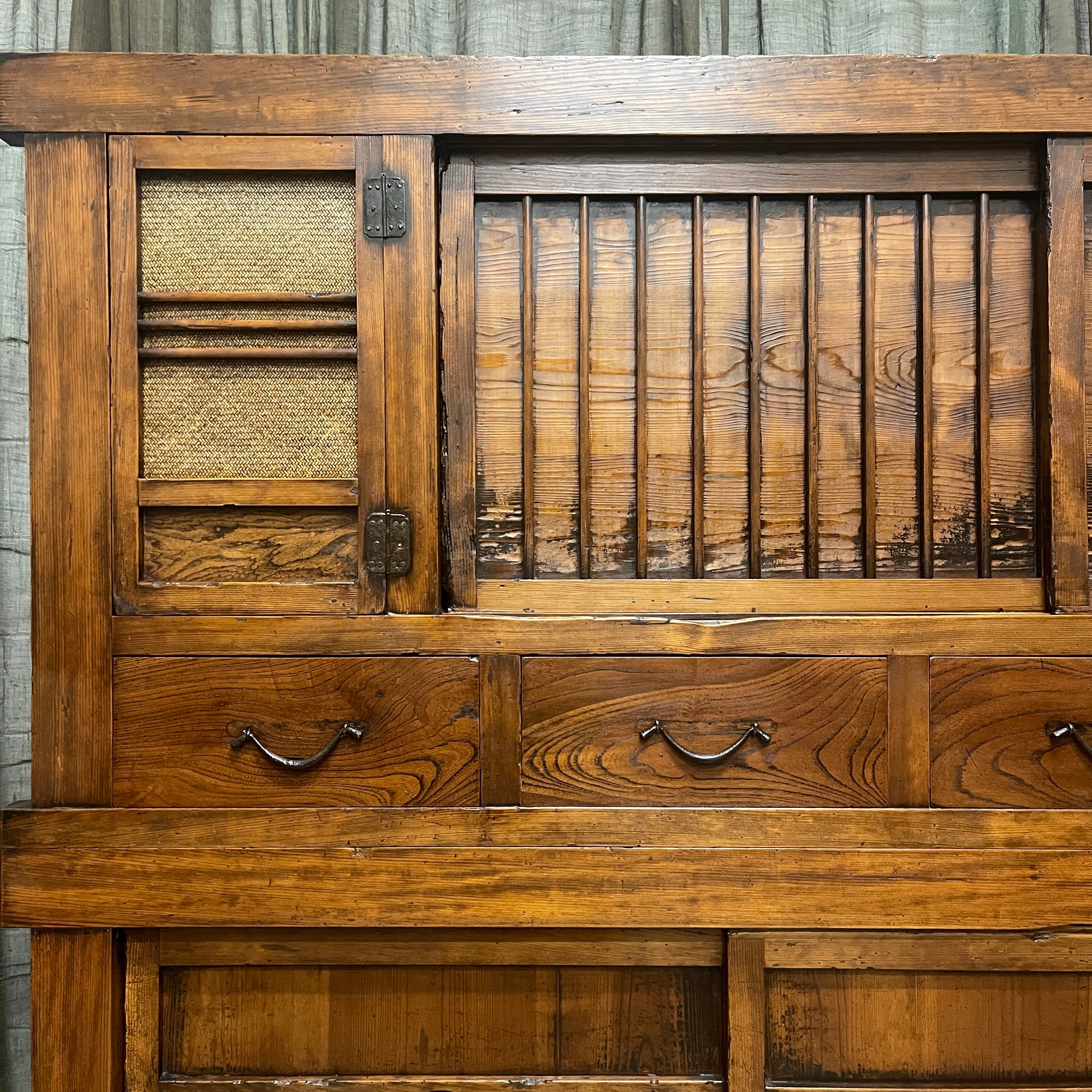 Japanese Mizuya, Kitchen Cabinet - Cedar & Cypress & Elm | Meiji