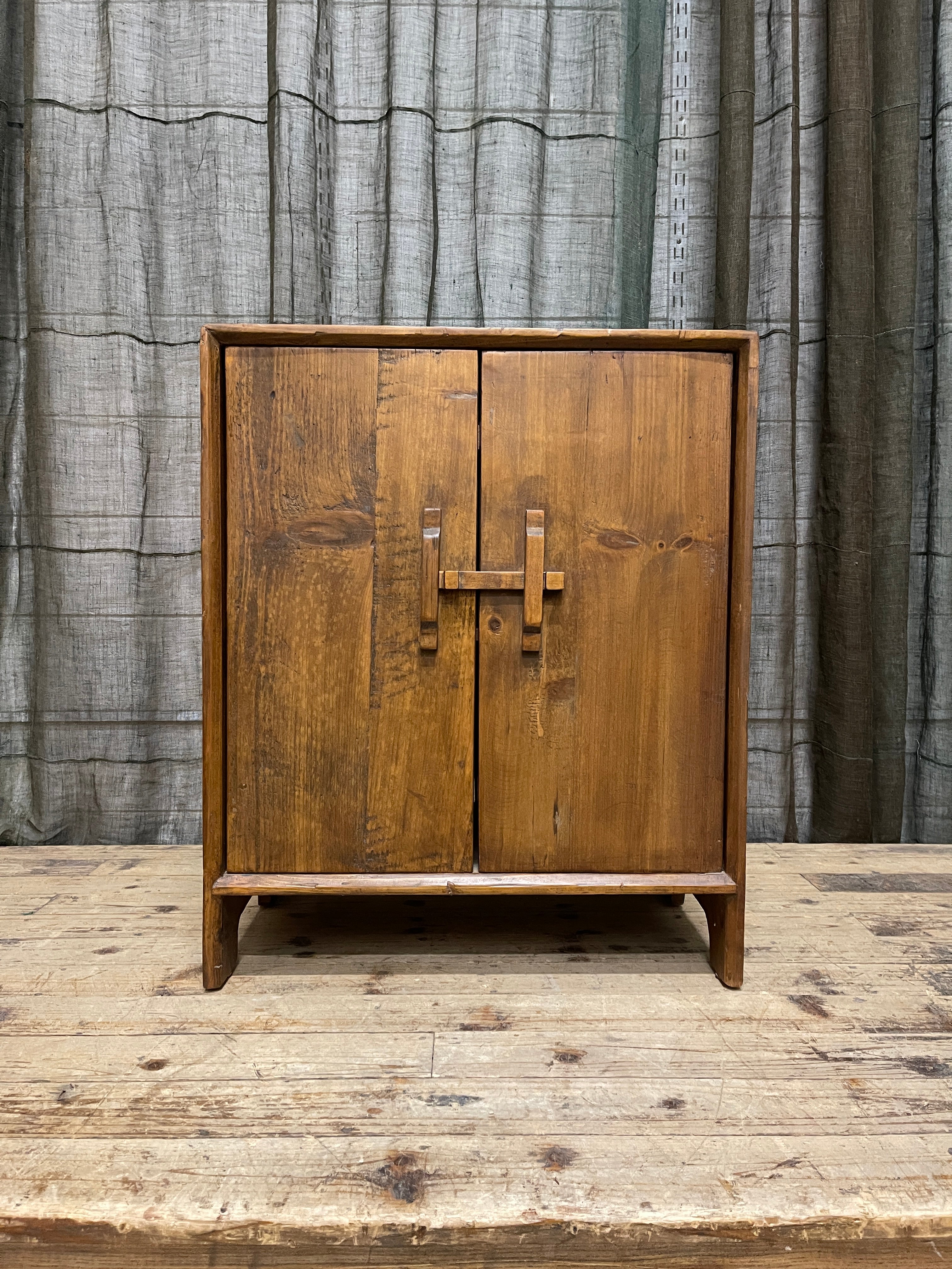 Provincial Style Chinese Recycled Timber Side Cabinet