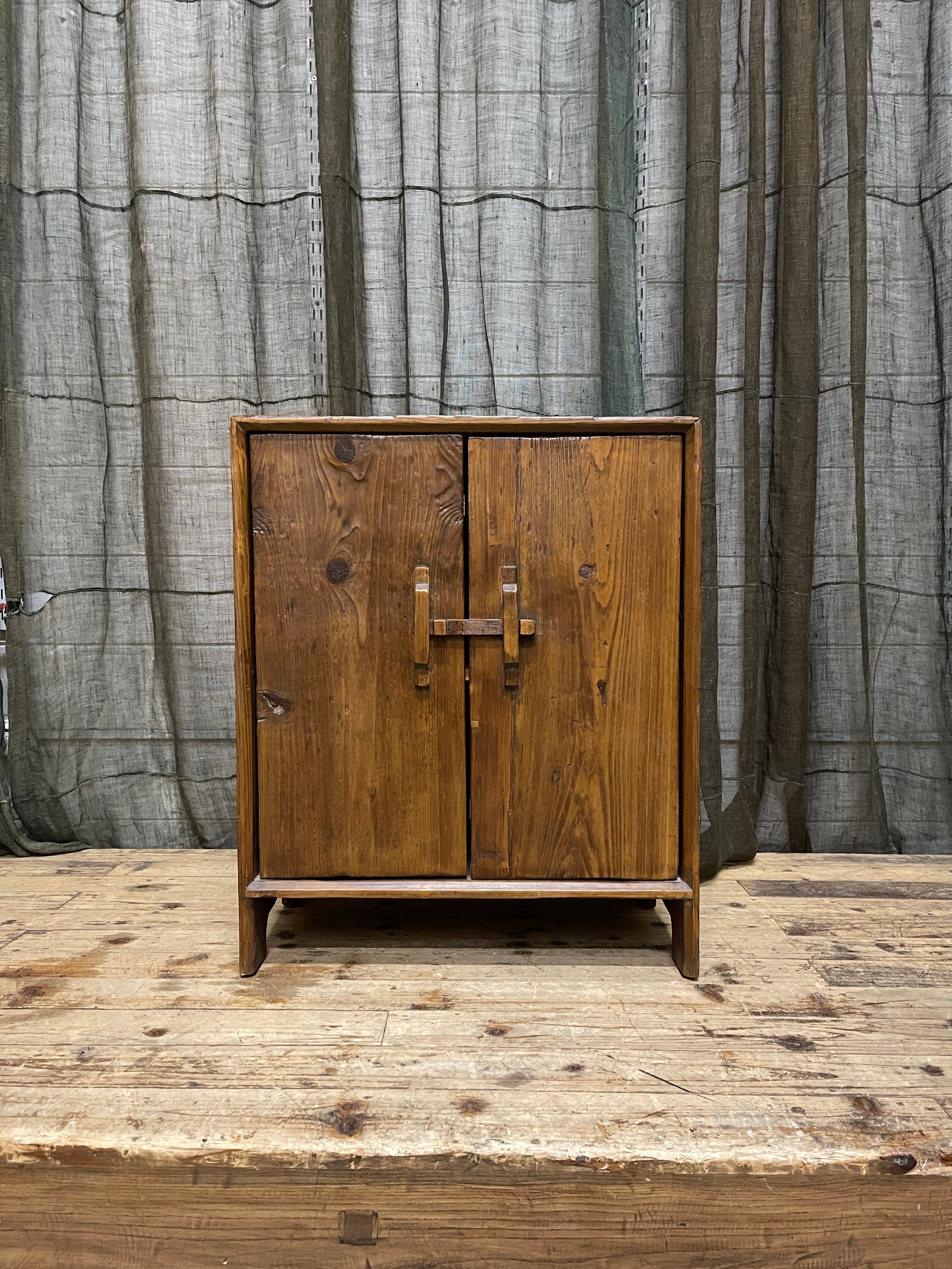 Provincial Style Chinese Recycled Timber Side Cabinet