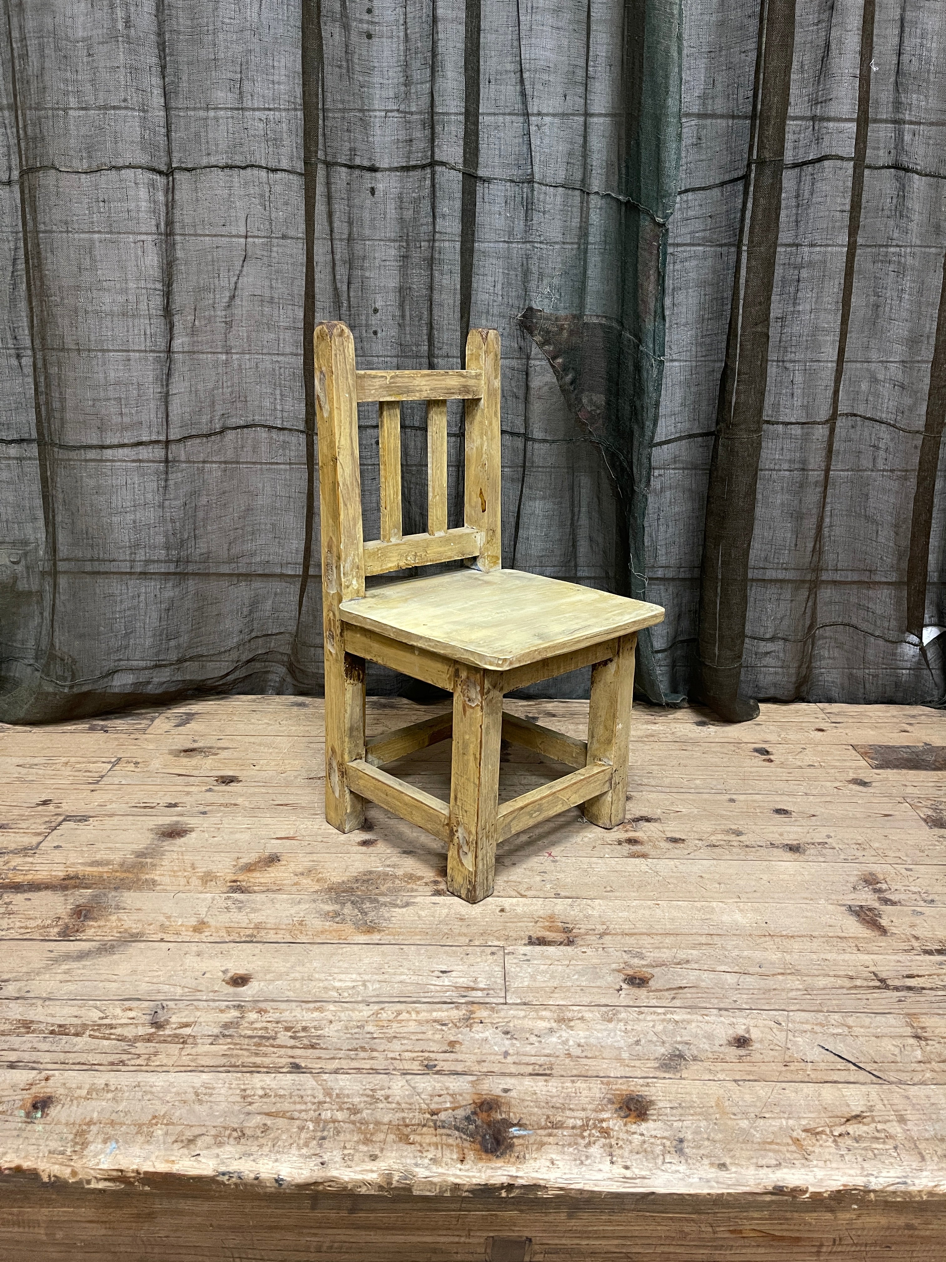 Antique Chinese School Kids Chair