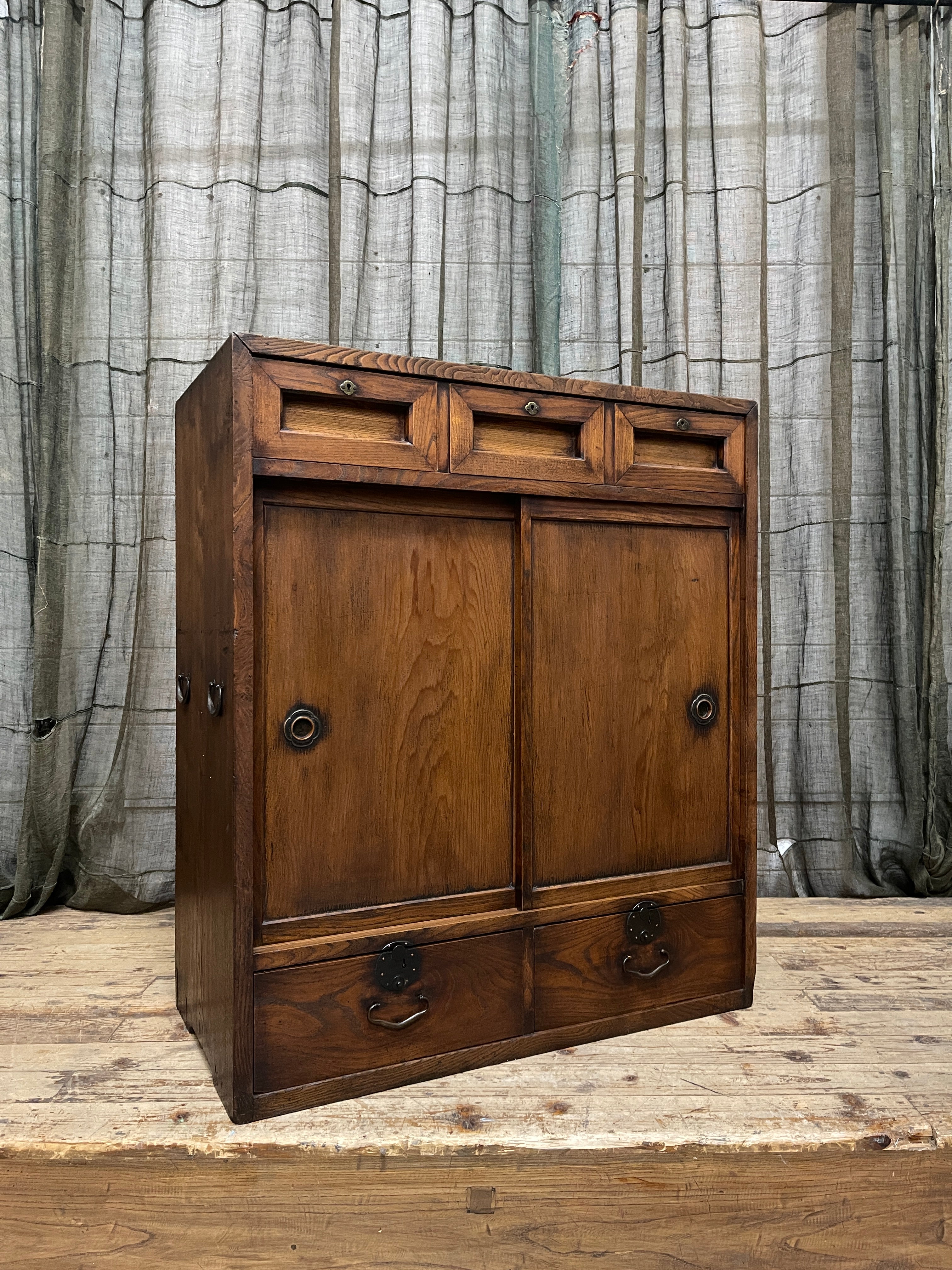 Japanese Storage Cabinet From Takayama - Elm | Taisho
