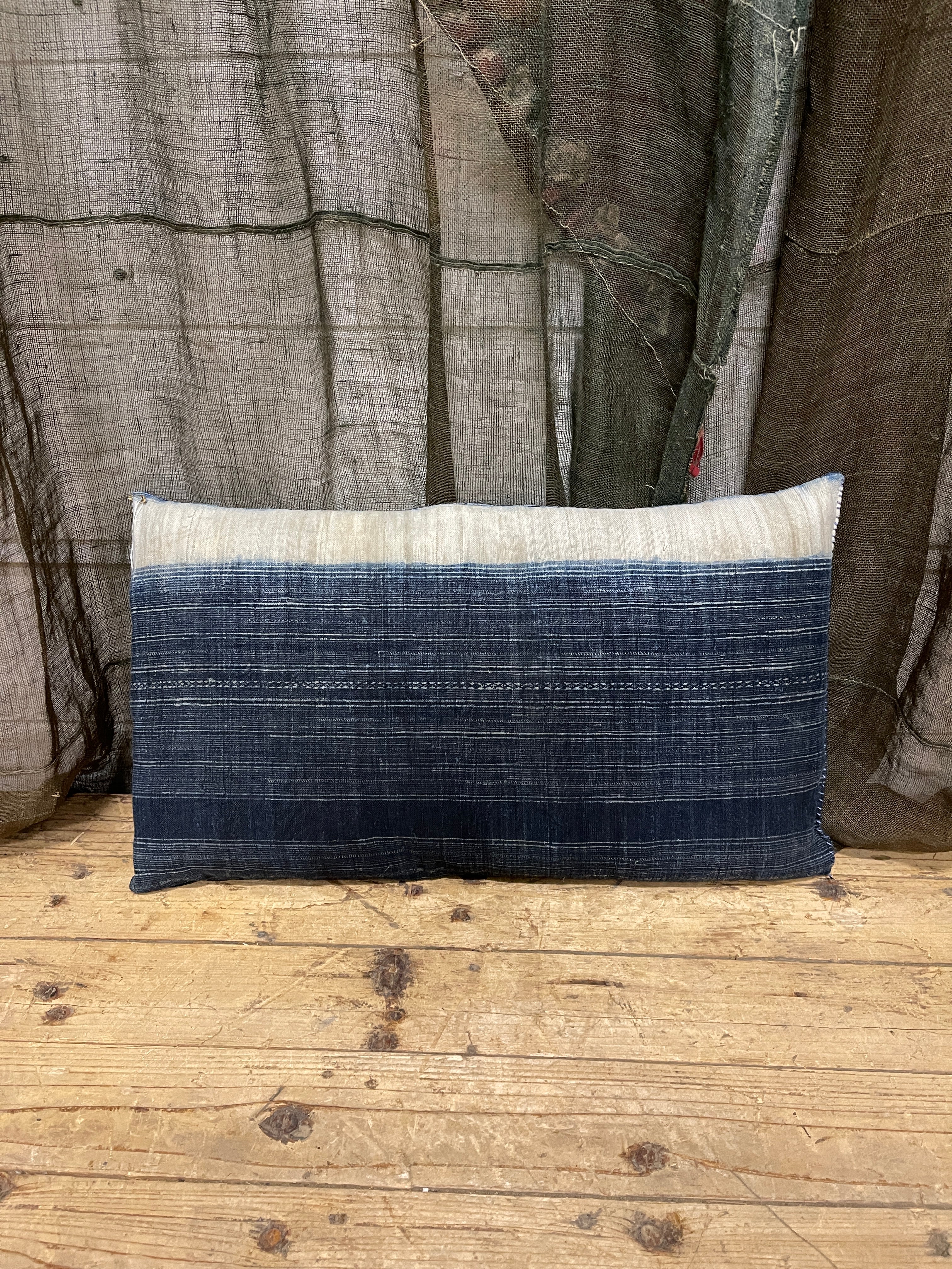 Cushion Covered with handwoven Cotton