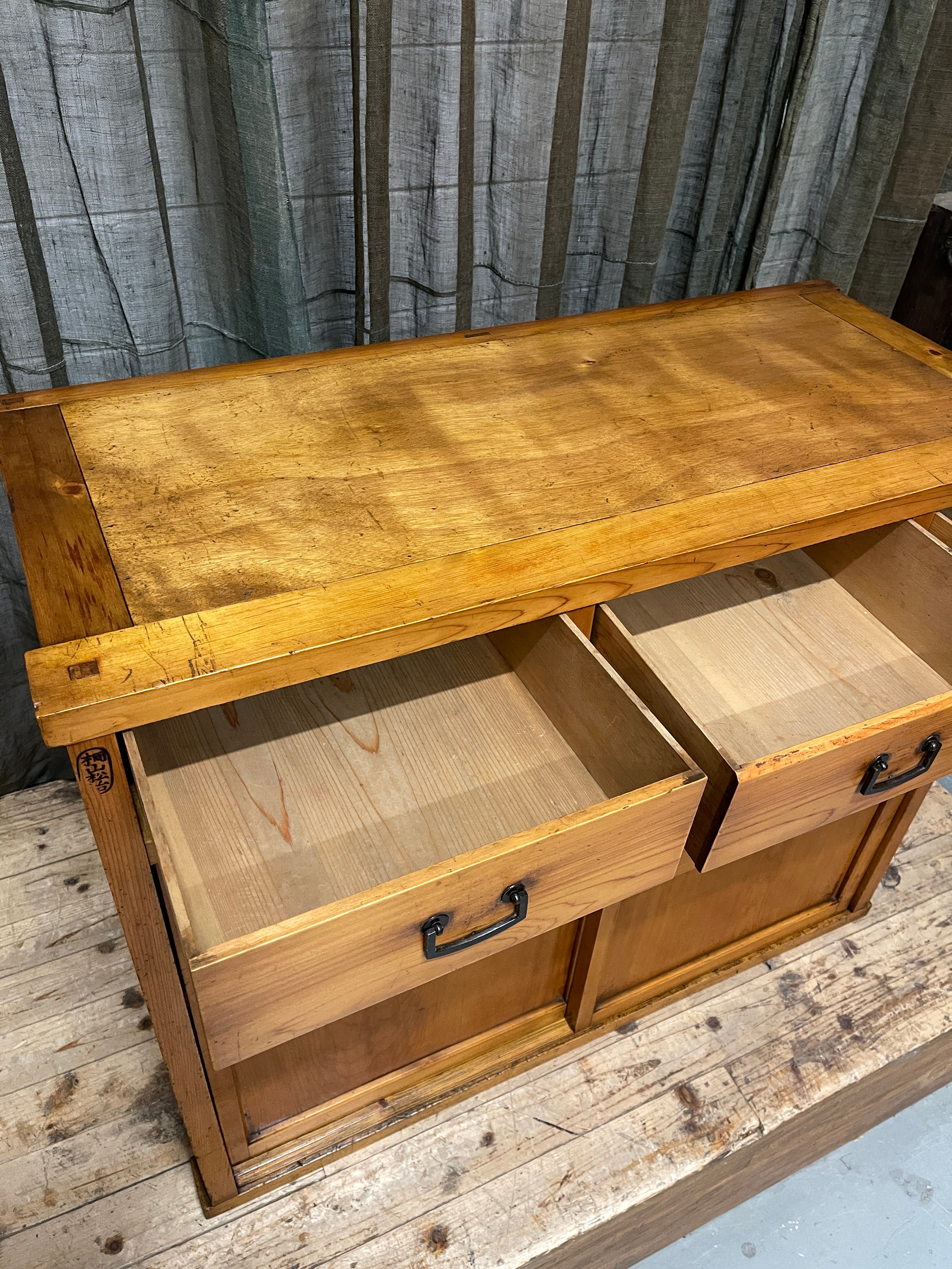 Japanese Storage Cabinet From Gifu - Cypress & Cedar | Meiji