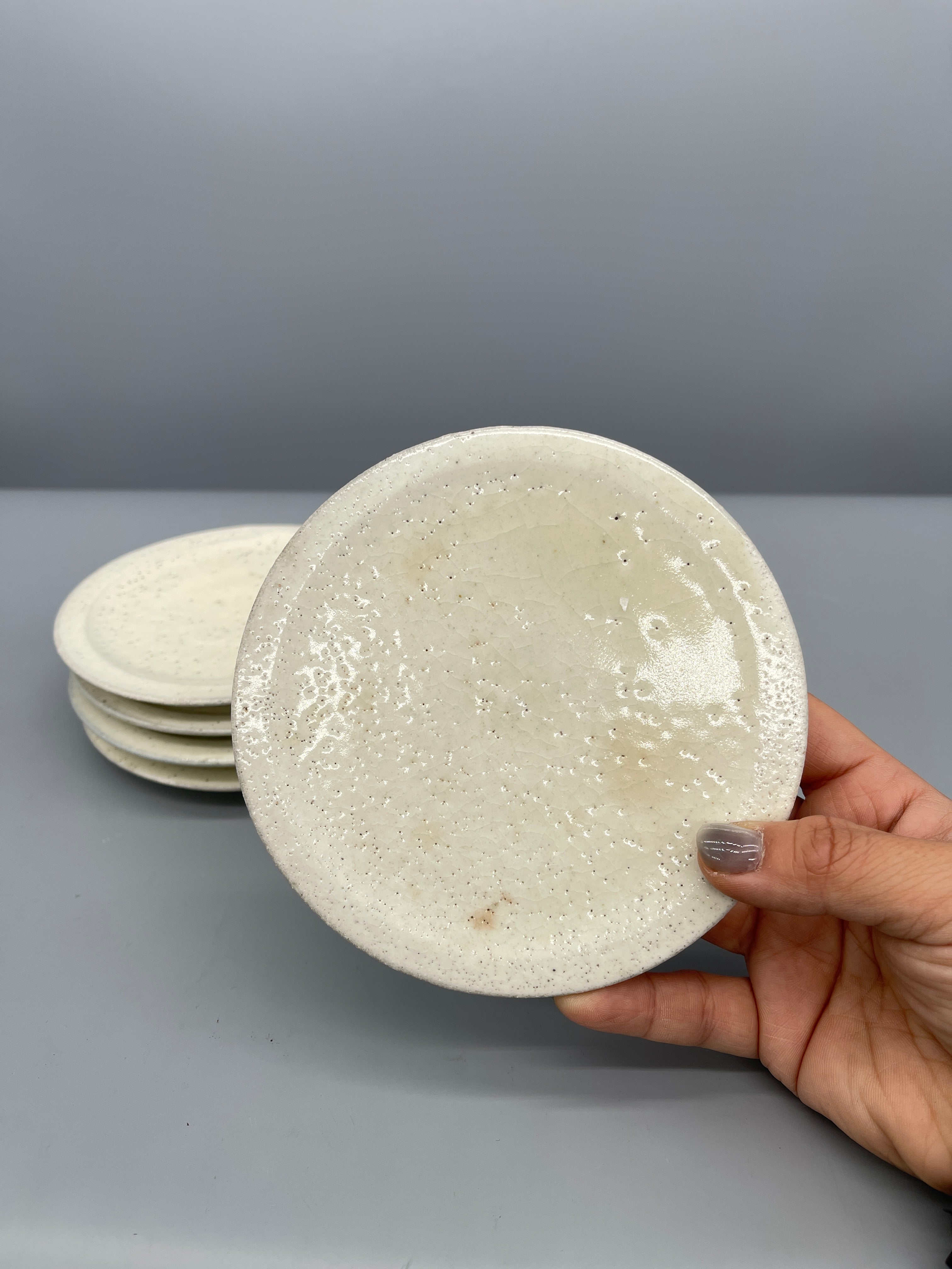 Set of Vintage Japanese Small Side Plates