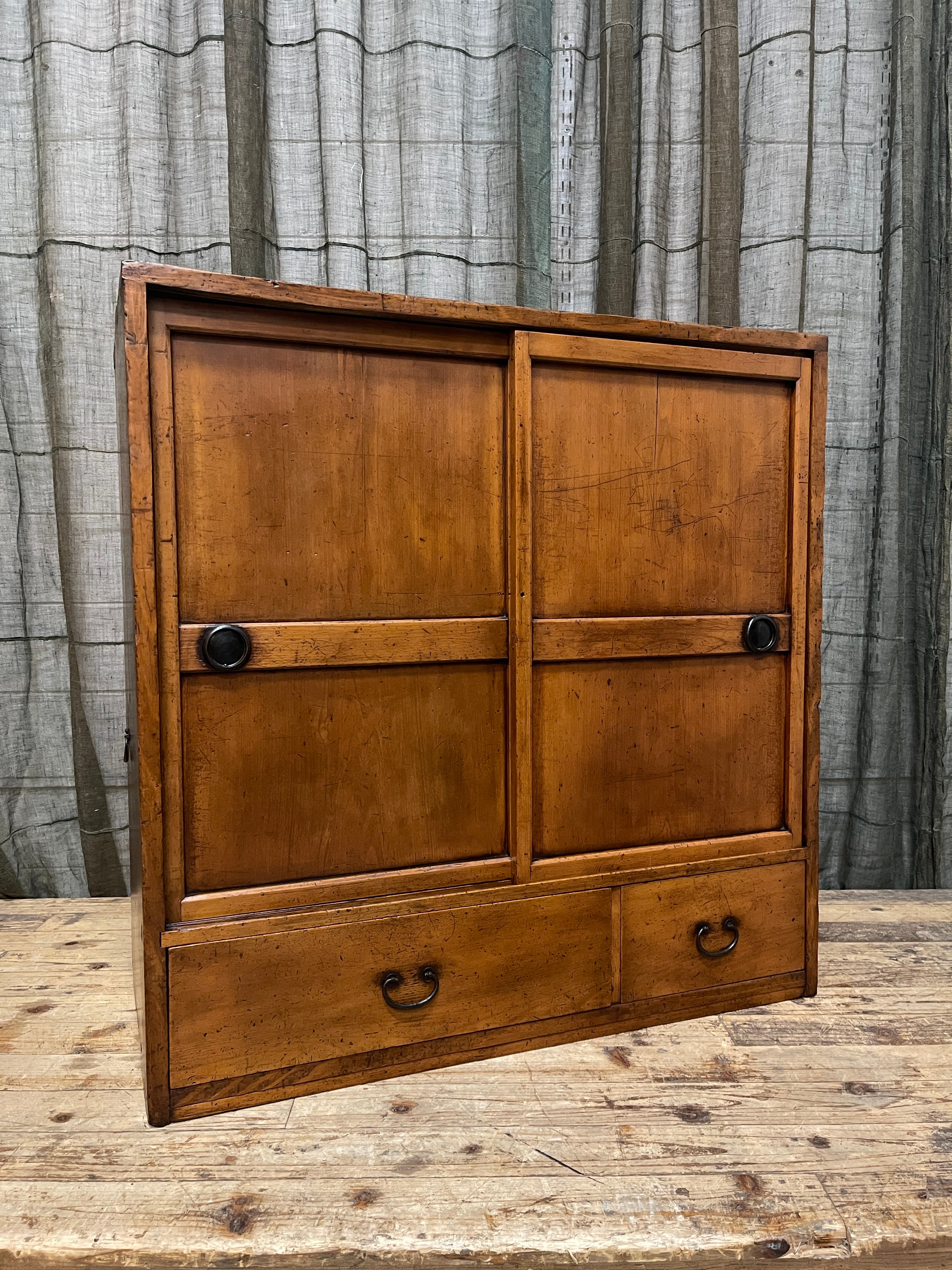 Getabako, Japanese Shoe Storage Cabinet - Cypress & Cedar | Meiji